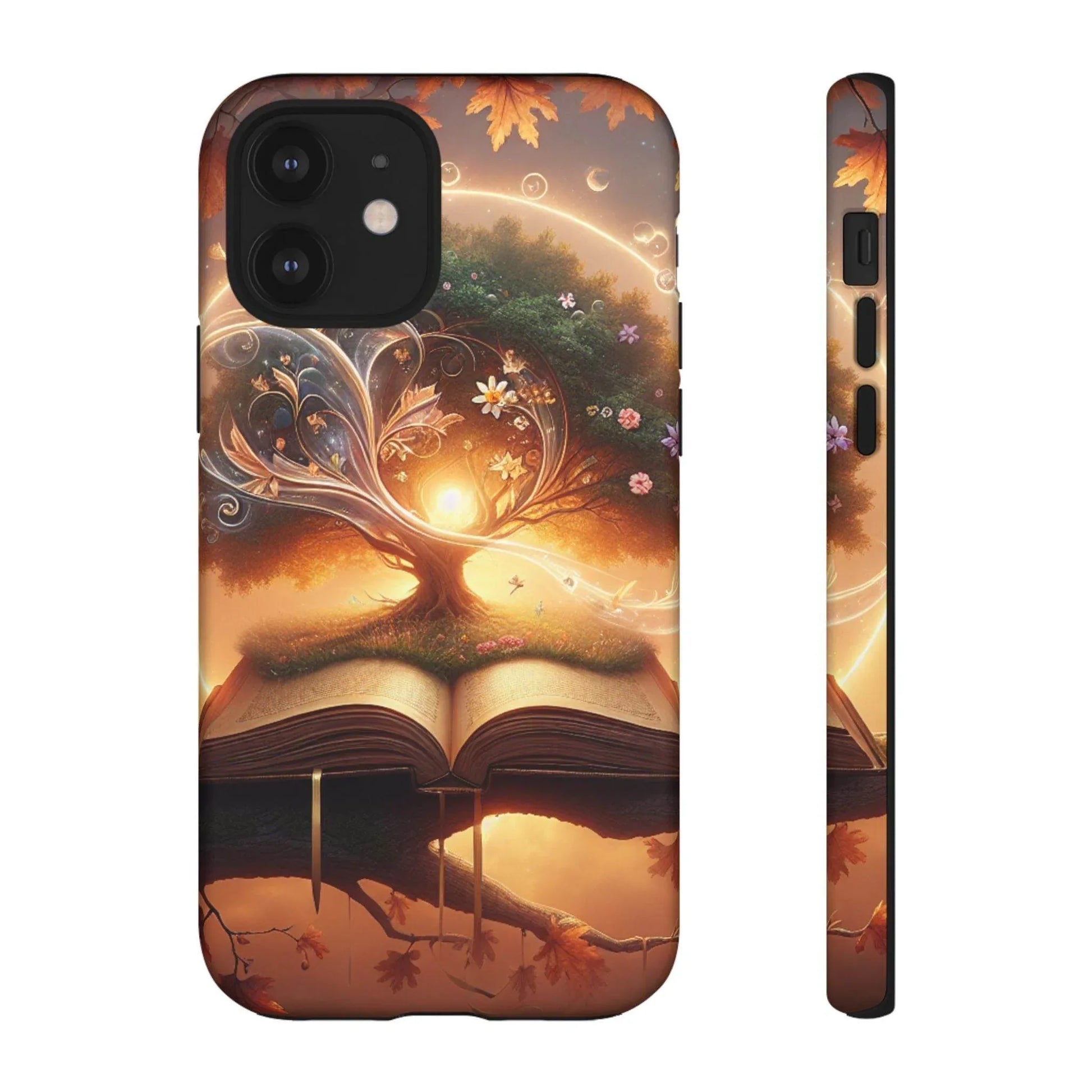Nature-Inspired iPhone & Samsung Phone Case with Tree of Life Design - The Dreamer's Bookshop.