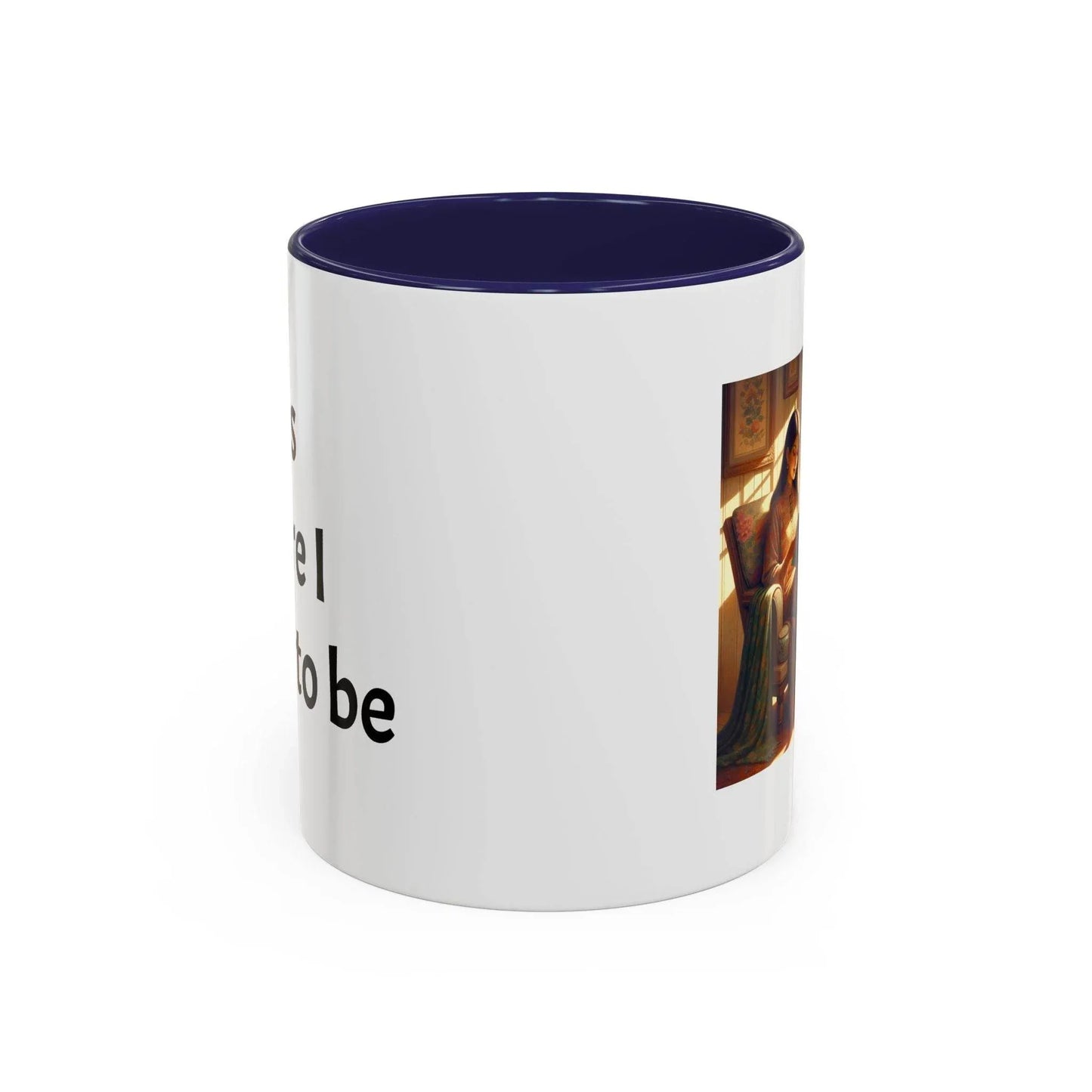 Cozy Reading Accent Coffee Mug - 11 oz - Perfect for Book Lovers - The Dreamer's Bookshop.