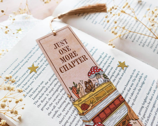 Basically Britt - Woodland Bookmark - Forest Toadstool Nature Butterfly Books - The Dreamer's Bookshop.