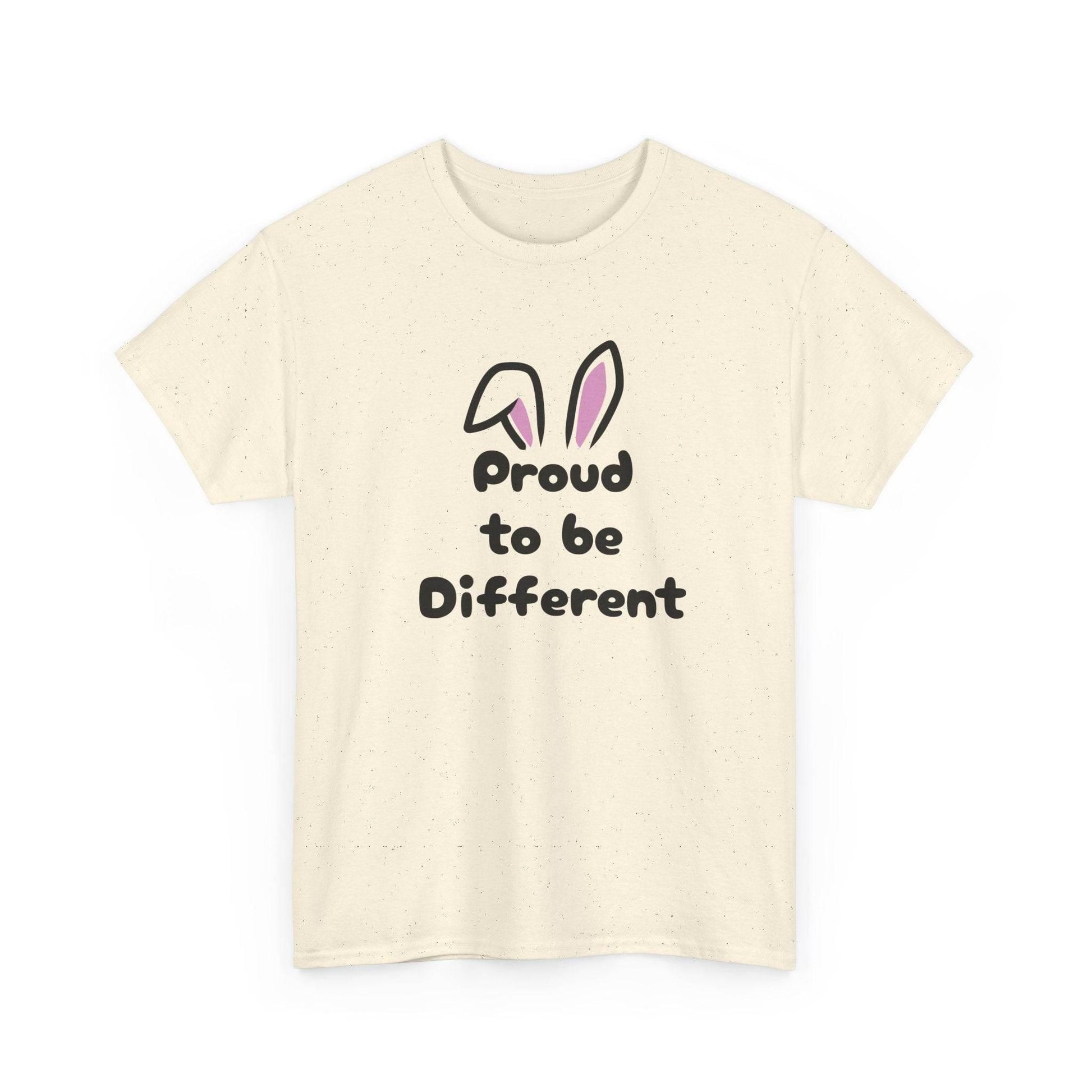 Proud to be Different Unisex Heavy Cotton Tee - Celebrate Individuality & Self-Expression - The Dreamer's Bookshop.