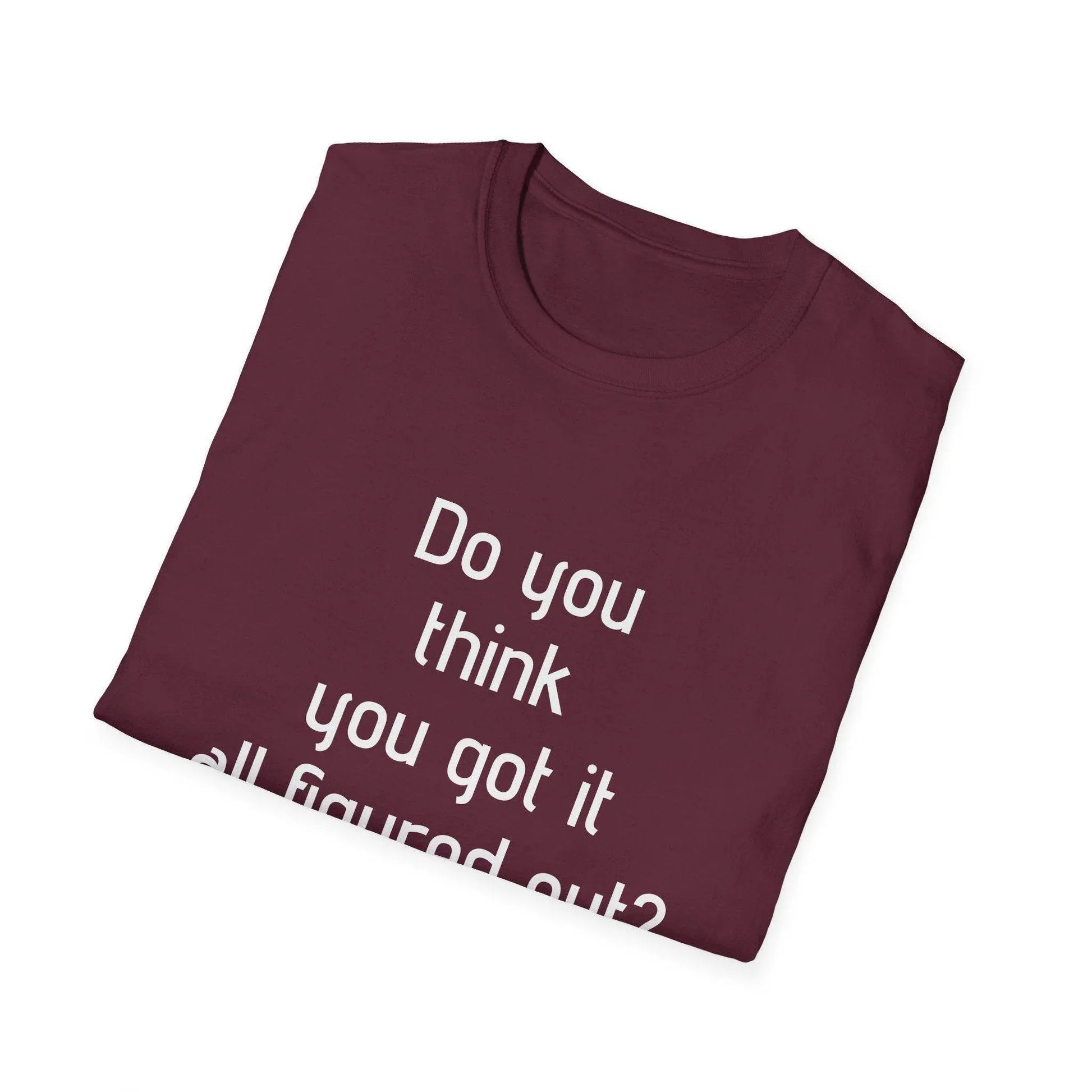 Unisex Softstyle T-Shirt - 'Think Again' - The Dreamer's Bookshop.