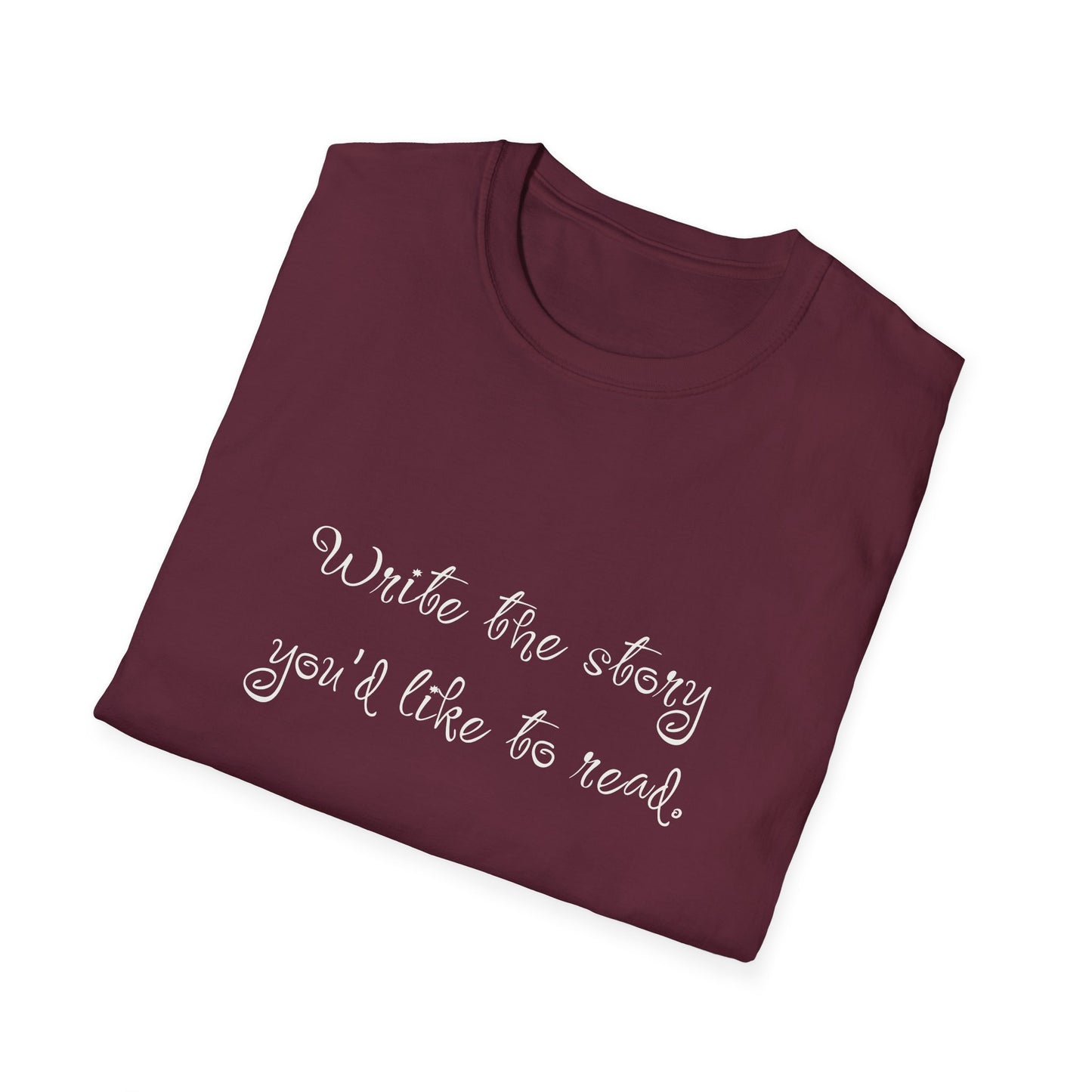 Inspirational Unisex Softstyle T-Shirt - Write the Story