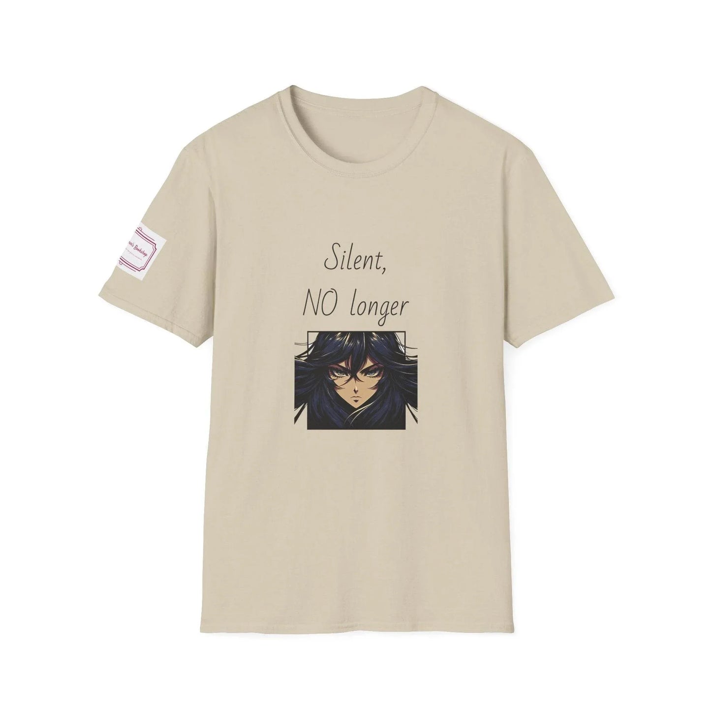 Fierce Survivor Unisex Softstyle T-Shirt - 'Silent, NO longer' - The Dreamer's Bookshop.