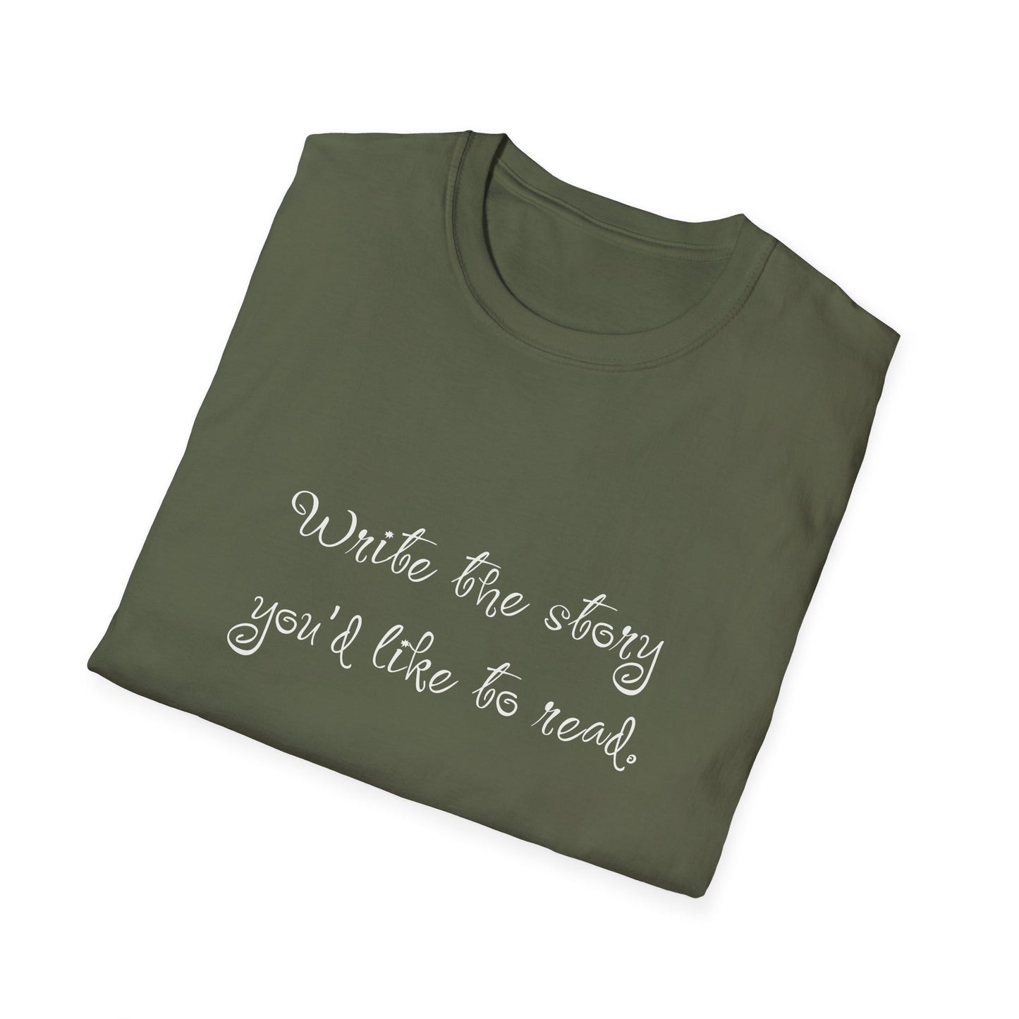 Inspirational Unisex Softstyle T-Shirt - Write the Story