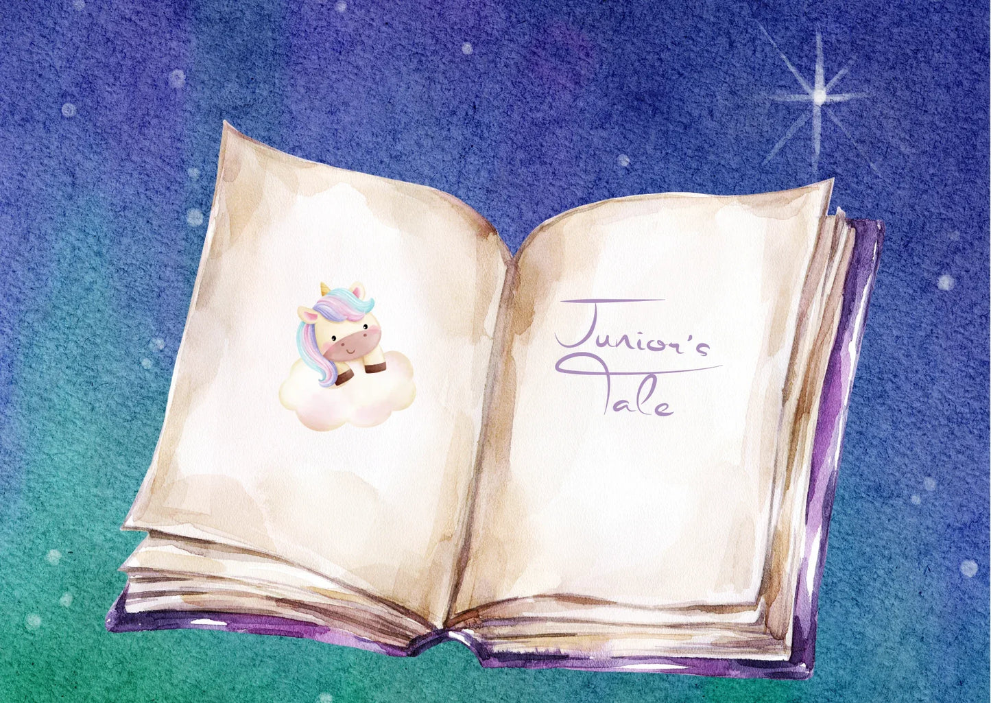 The Dreamer's Bookshop "Junior's Tale" Welcome Baby Card - The Dreamer's Bookshop.