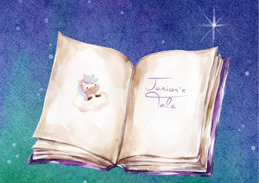 The Dreamer's Bookshop "Junior's Tale" Welcome Baby Card - The Dreamer's Bookshop.