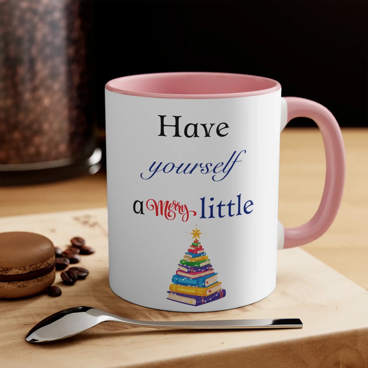 A Merry Little Bookmas - Mug - 11oz Booklovers' Coffee - The Dreamer's Bookshop.
