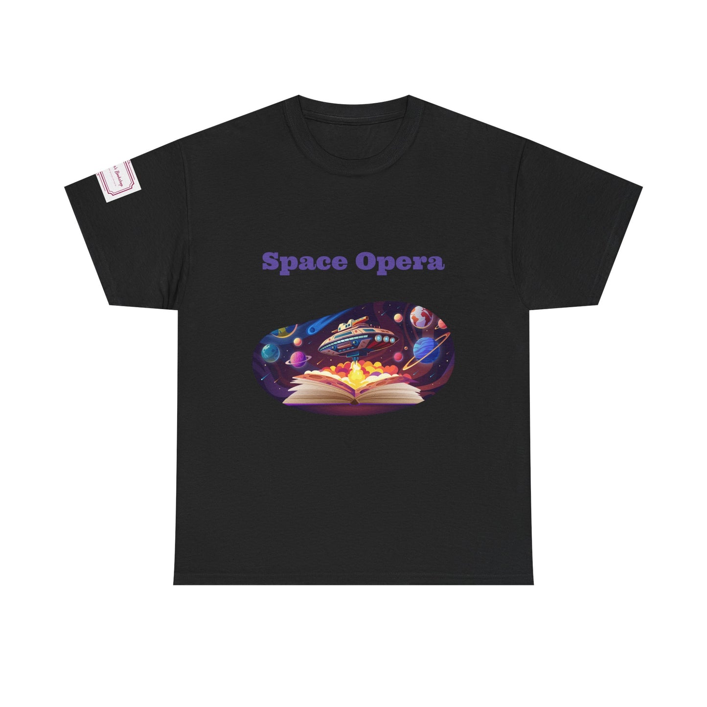 Space Opera - Graphic Unisex Heavy Cotton Tee - Sci-Fi Books