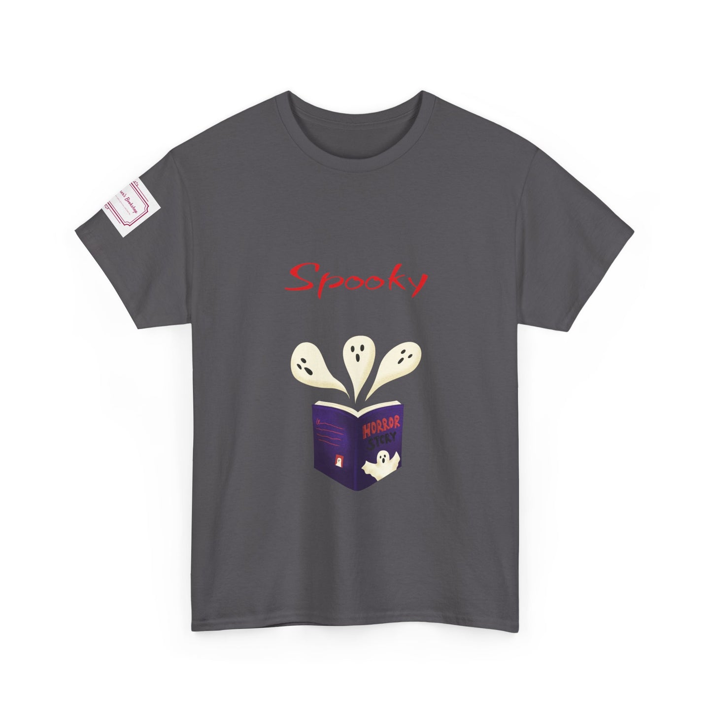 EU - Fiction - Unisex Heavy Cotton Tee - Spooky Books