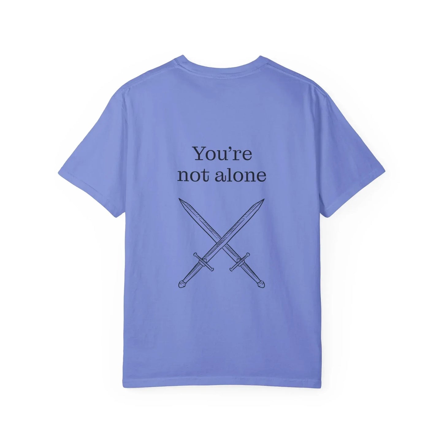 Trauma Survivor Unisex Garment-Dyed T-Shirt - Empowering Supportive Apparel - The Dreamer's Bookshop.