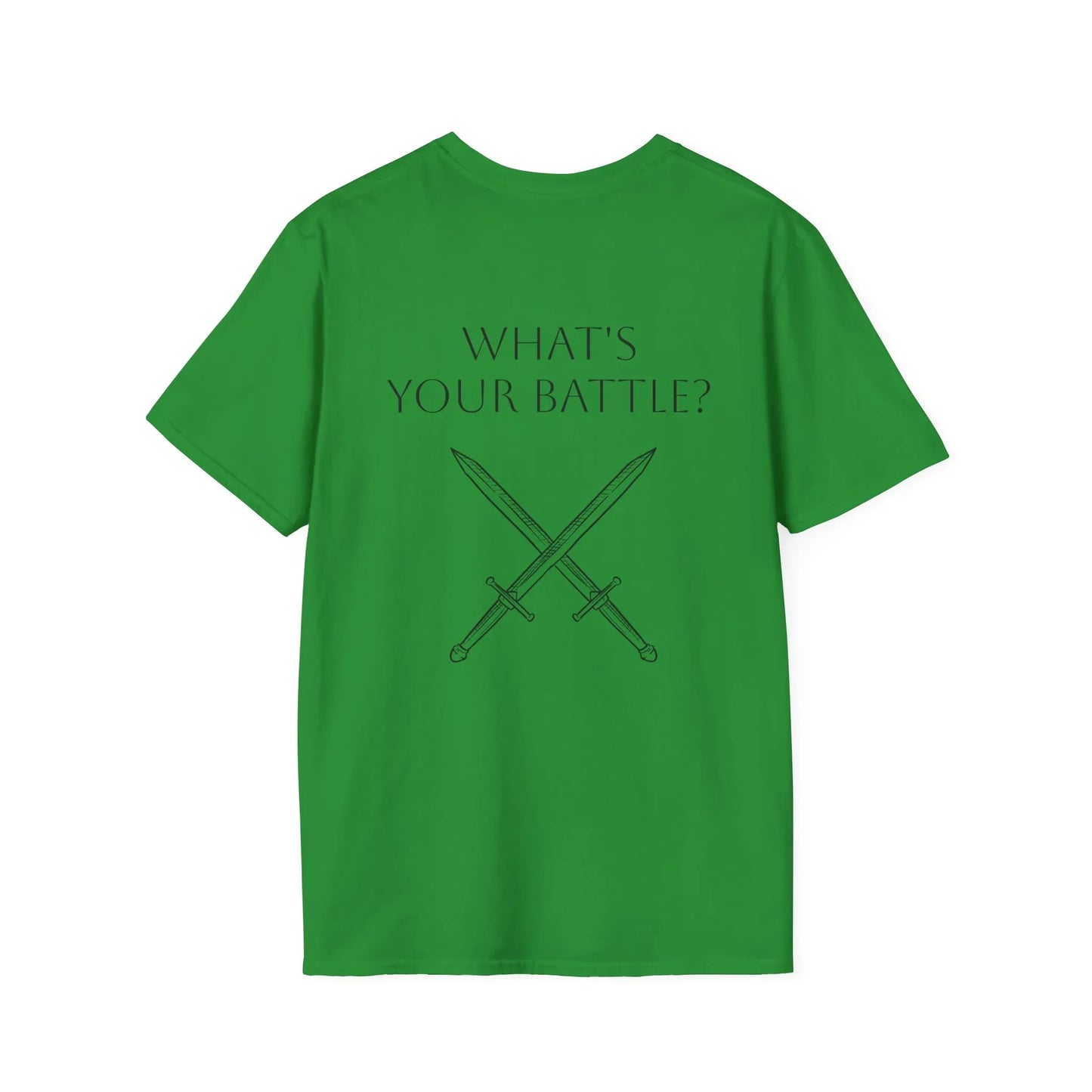 M.S. Warrior Unisex Softstyle T-Shirt - What's Your Battle? - The Dreamer's Bookshop.