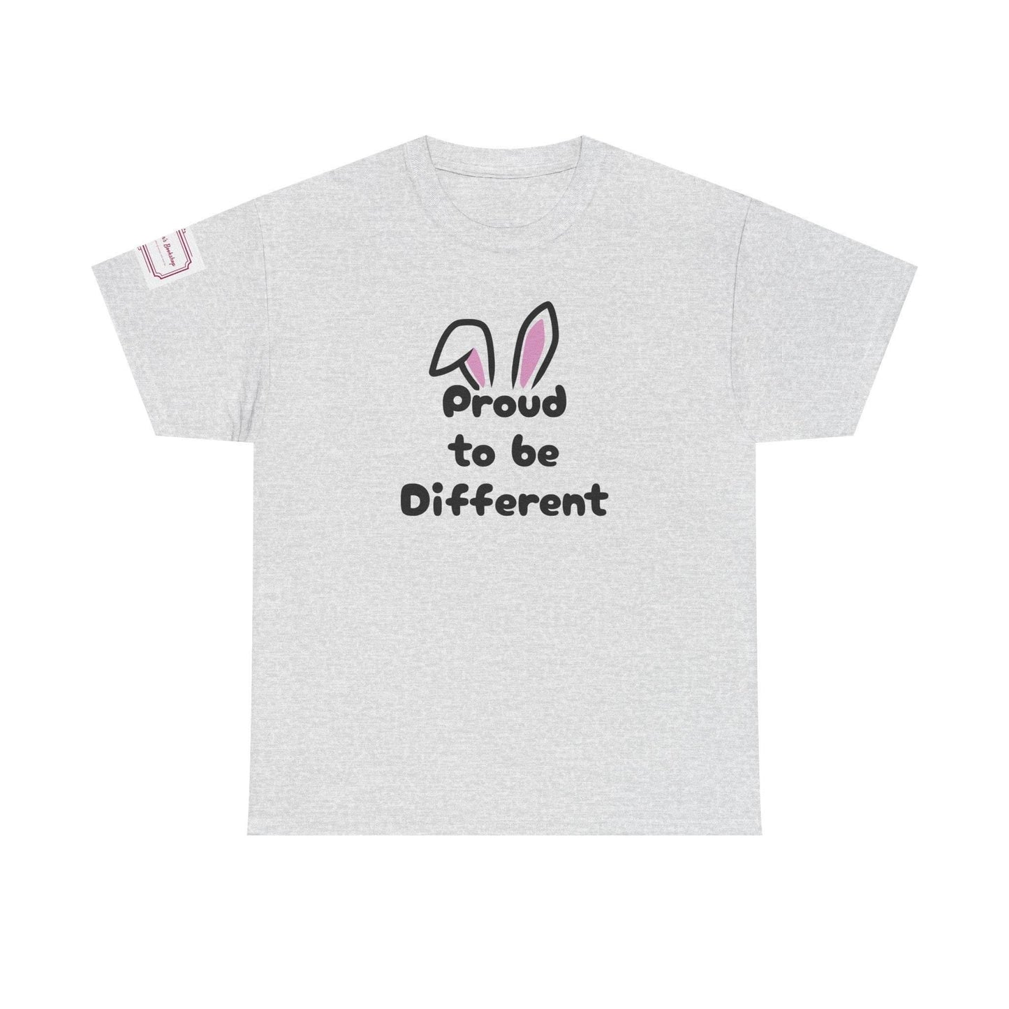 Proud to be Different Unisex Heavy Cotton Tee - Celebrate Individuality - The Dreamer's Bookshop.