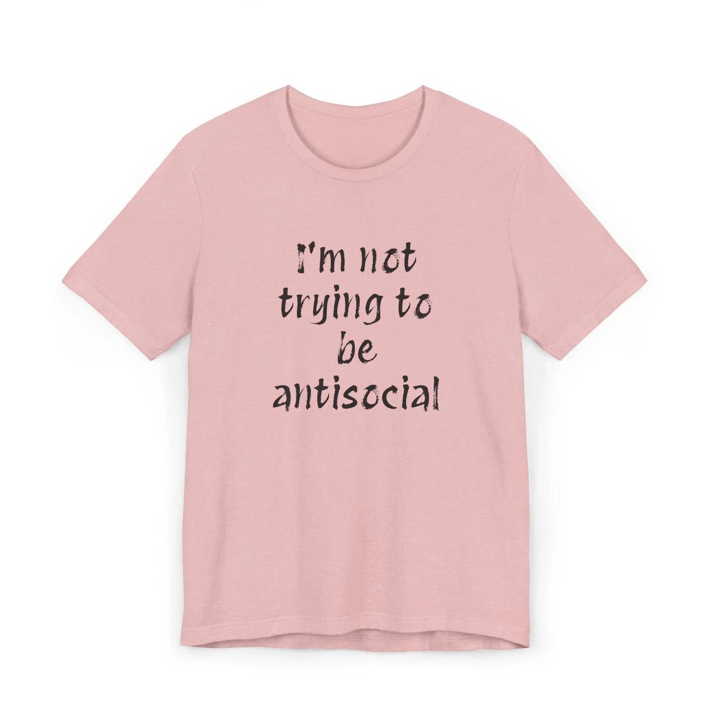 Funny Unisex Jersey T-Shirt - Anti-Social Vibe for Booktroverts - The Dreamer's Bookshop.