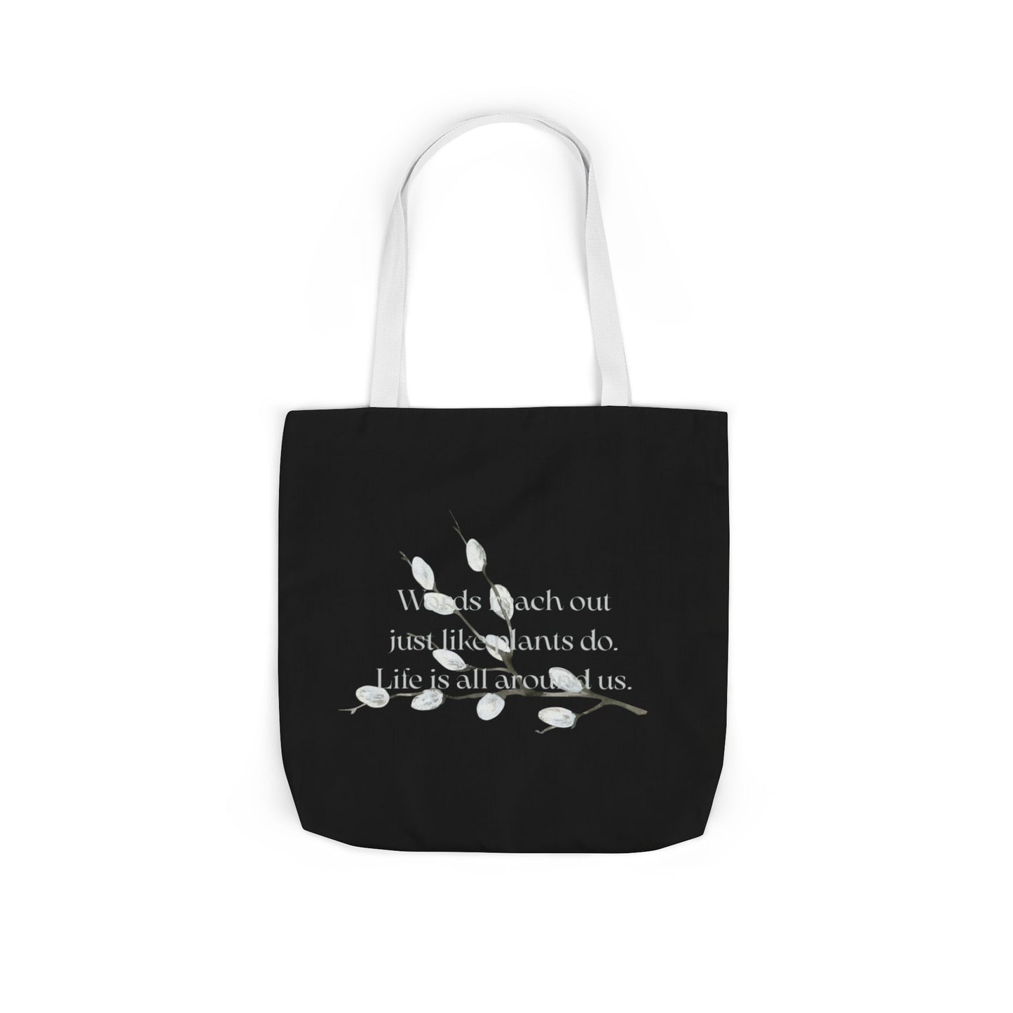 Canvas Tote Bag - "Words Reach Out"