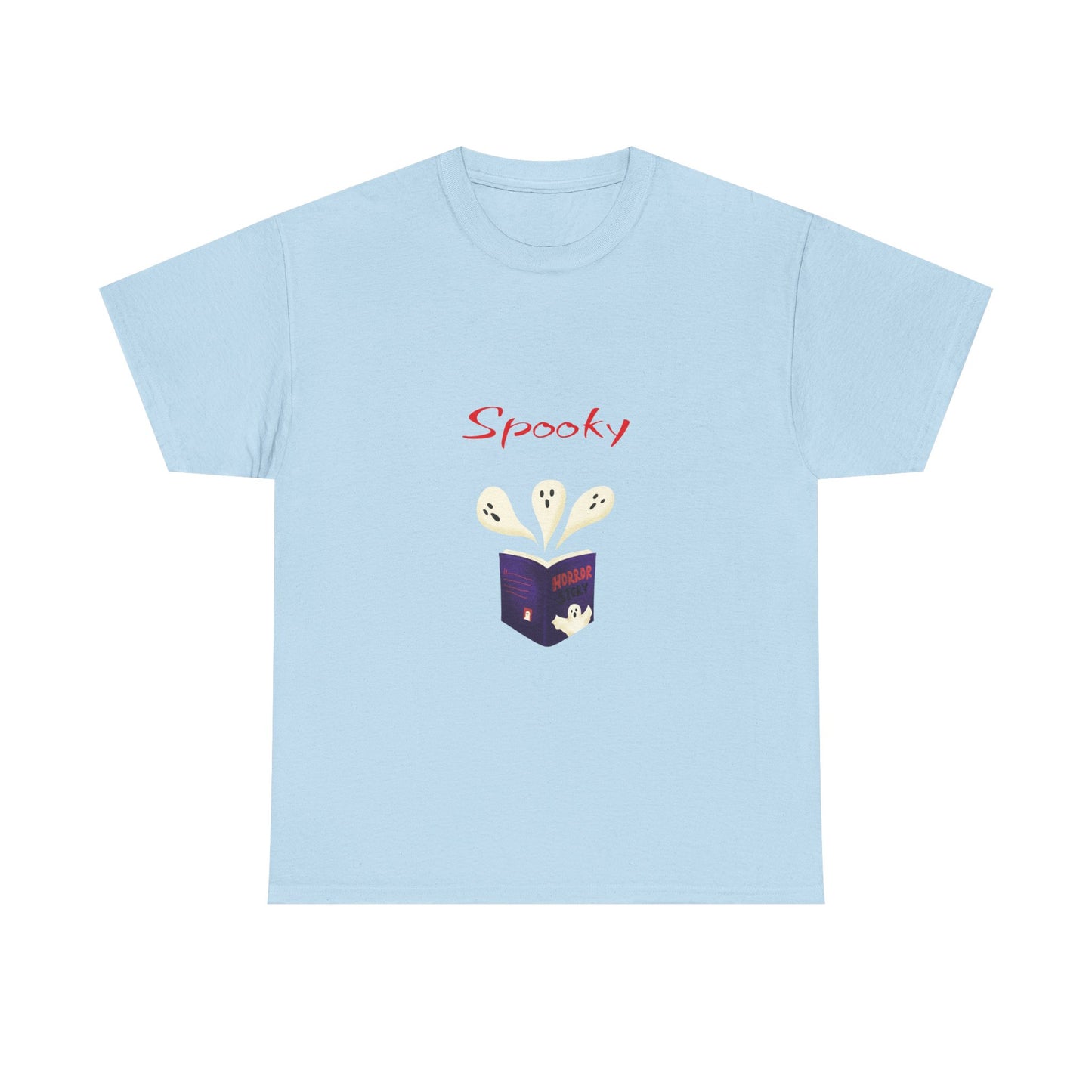 CA - Fiction -  Graphic Tee - Unisex Heavy Cotton T-Shirt Spooky Books