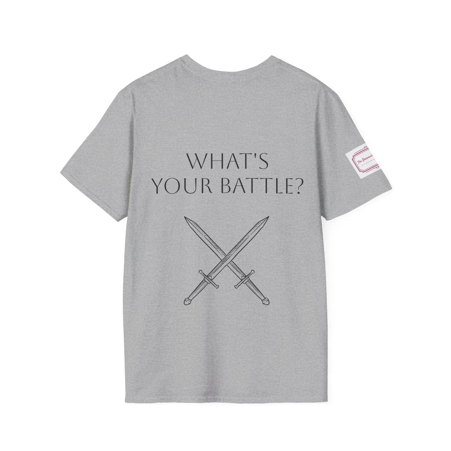 Anxiety Warrior Unisex Softstyle T-Shirt - Empowering Graphic Tee for Mental Health Awareness - The Dreamer's Bookshop.