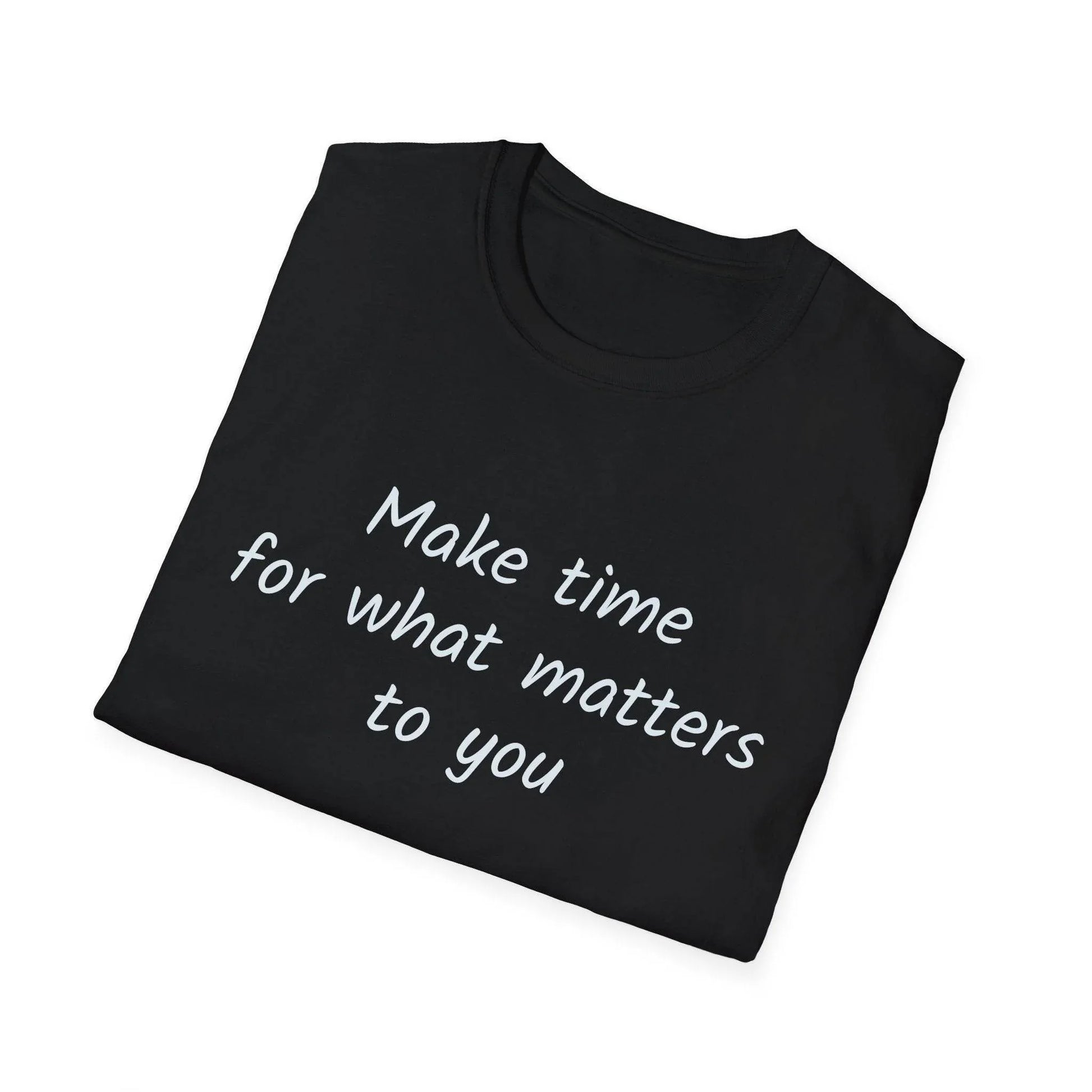 Inspirational Unisex Softstyle T-Shirt - Make Time - The Dreamer's Bookshop.