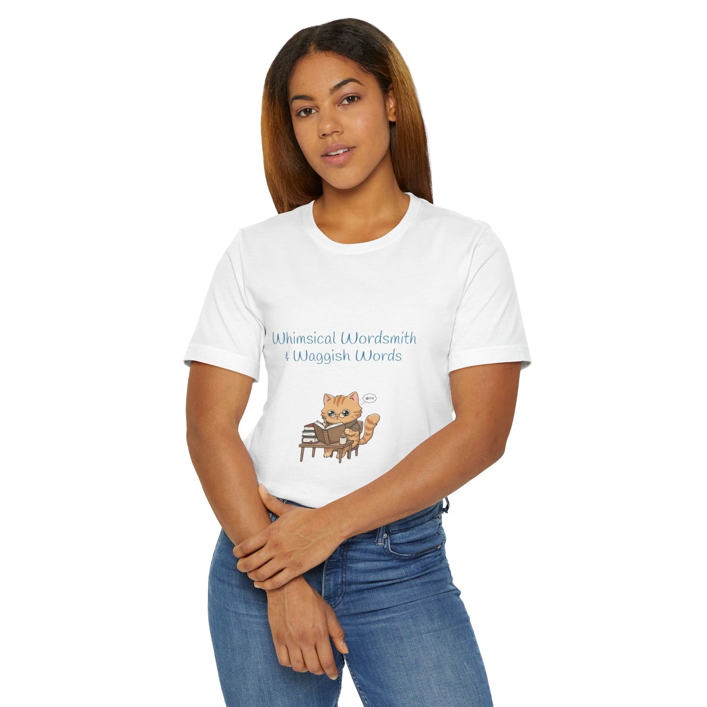 Unisex Jersey T-Shirt - 'Whimsical Wordsmith' Book lovers