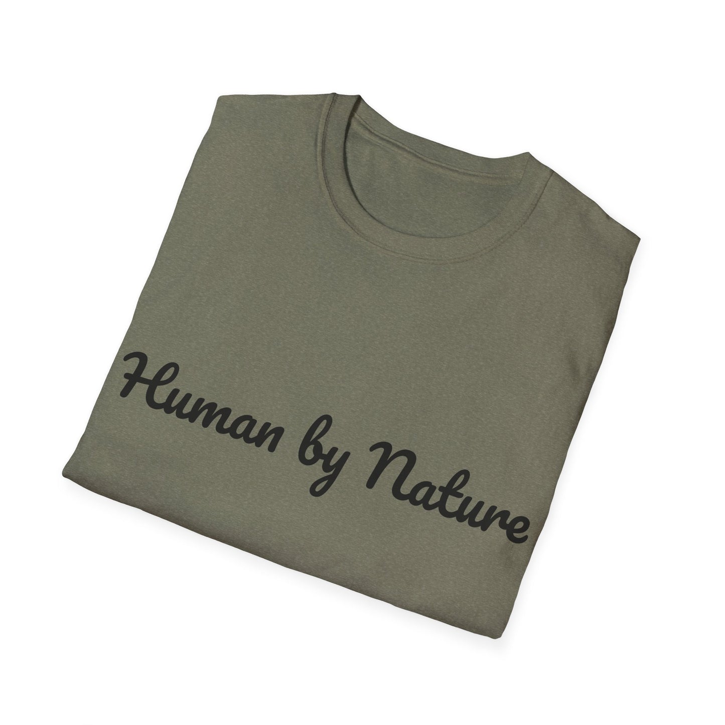 Unisex Softstyle T-Shirt - Poetical "Human by Nature" Bookaddict