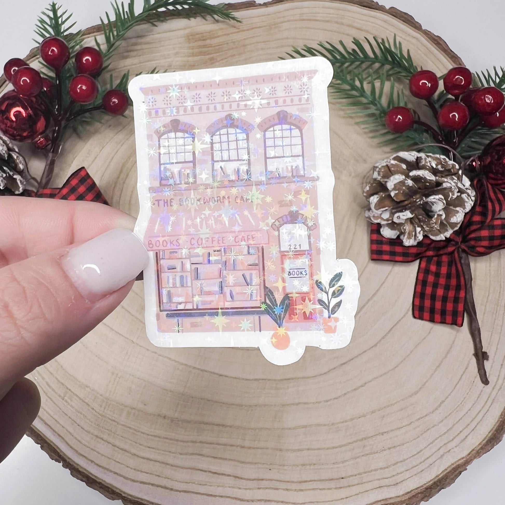 AubrielBoutique - BOEKWINKEL - glitter stansvel - The Dreamer's Bookshop.