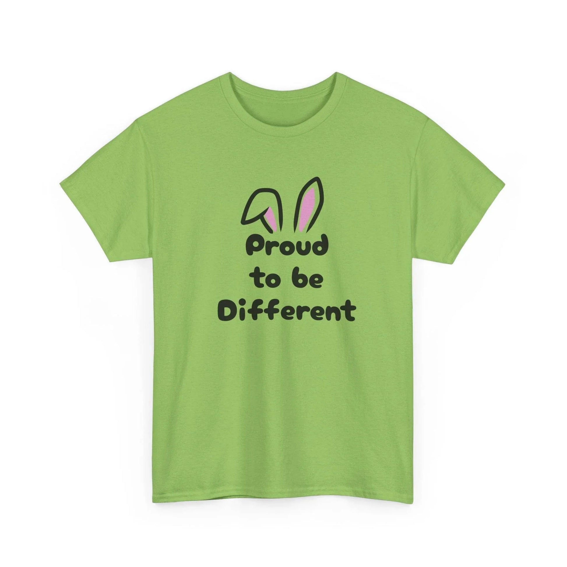 Proud to be Different Unisex Heavy Cotton Tee - Celebrate Individuality & Self-Expression - The Dreamer's Bookshop.