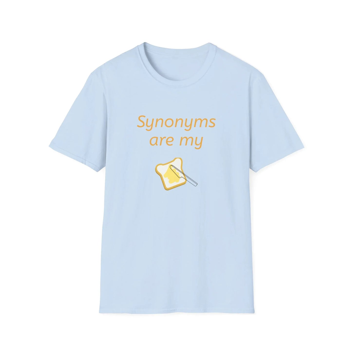 Funny "Synonyms Are My Jam" T-Shirt - Perfect Gift for Writers and Teachers - The Dreamer's Bookshop.