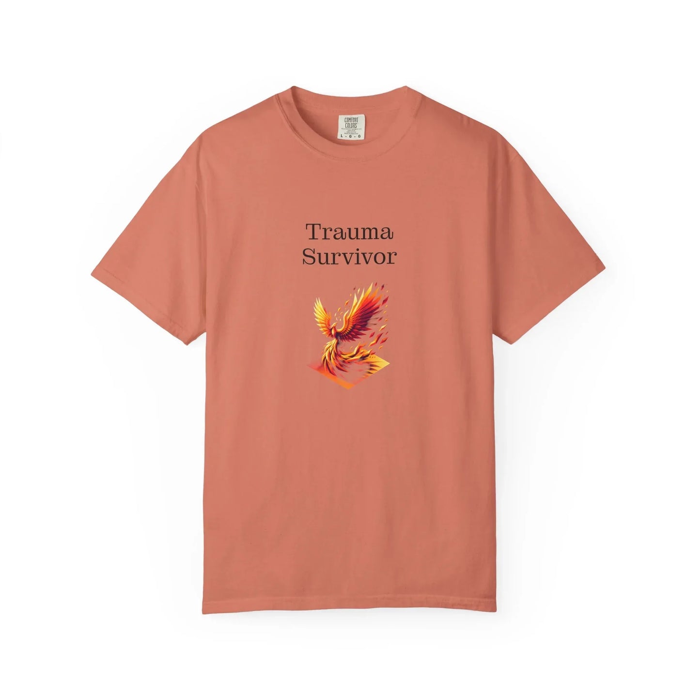 Trauma Survivor Unisex Garment-Dyed T-shirt - Inspirational Motivational Tee - The Dreamer's Bookshop.