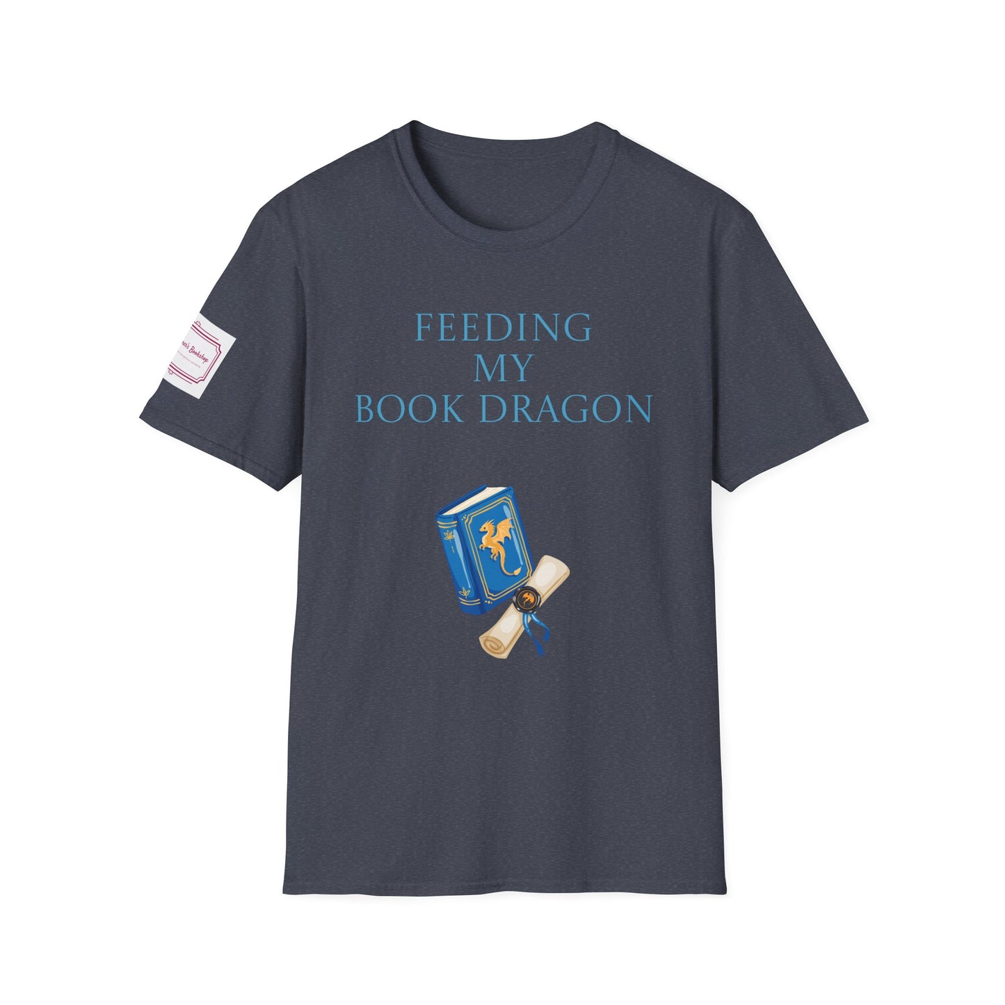 Unisex Softstyle T-Shirt - 'Book Dragon'