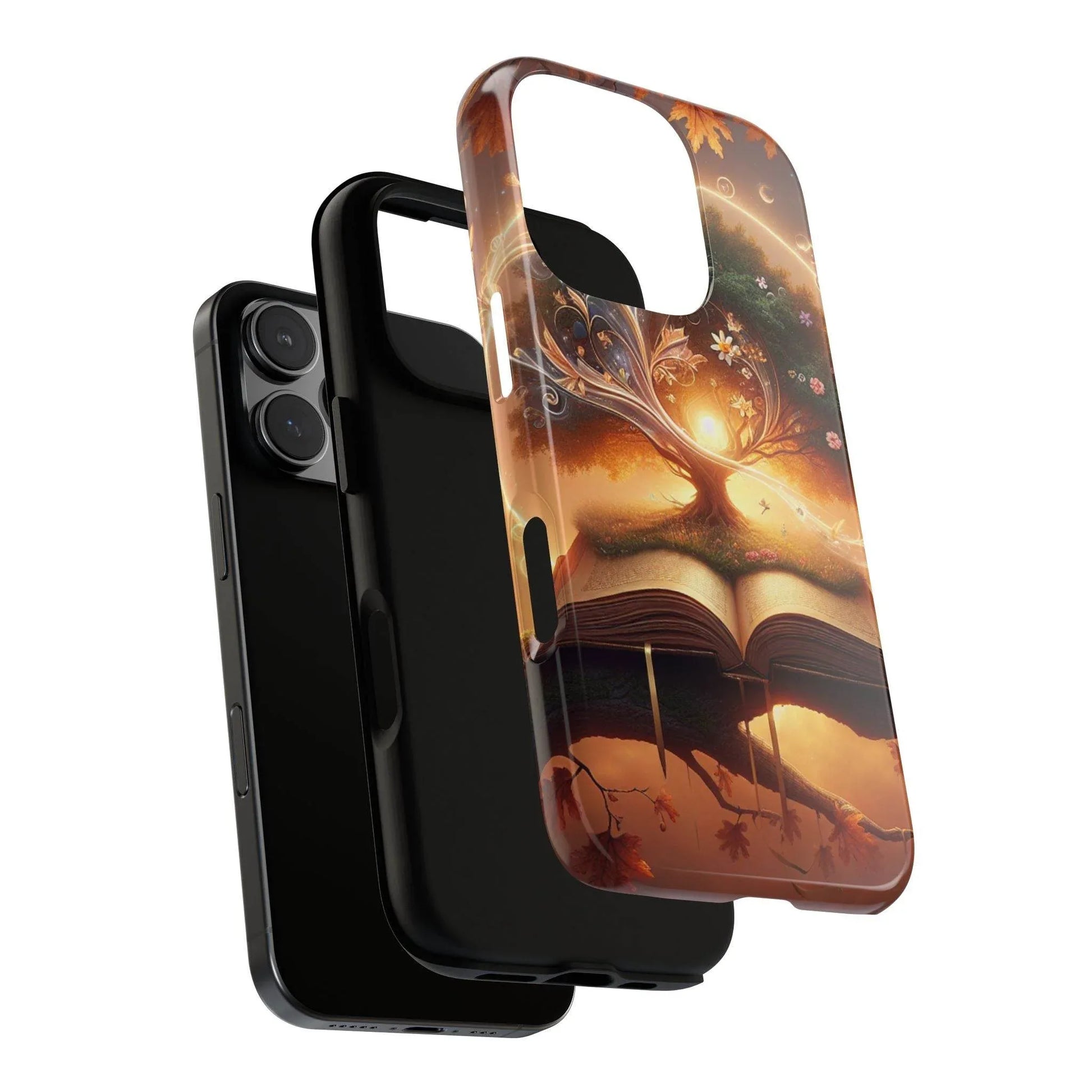 Nature-Inspired iPhone & Samsung Phone Case with Tree of Life Design - The Dreamer's Bookshop.