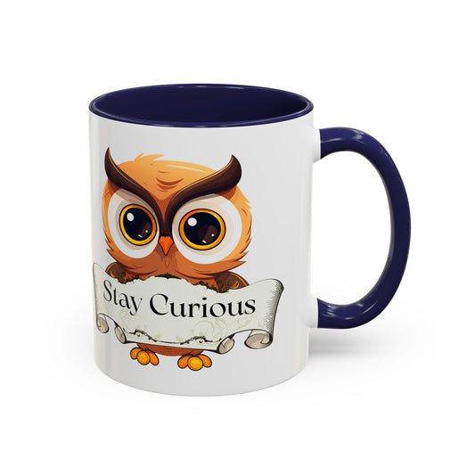 Stay Curious - Coffee Mug - Gift for Book Lovers