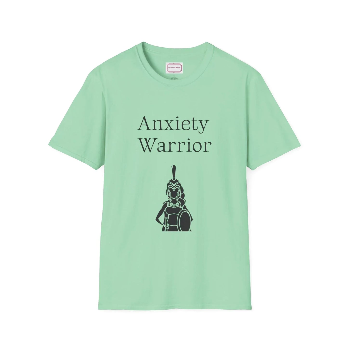 Anxiety Warrior Unisex Softstyle T-Shirt - Embrace Your Battles - The Dreamer's Bookshop.