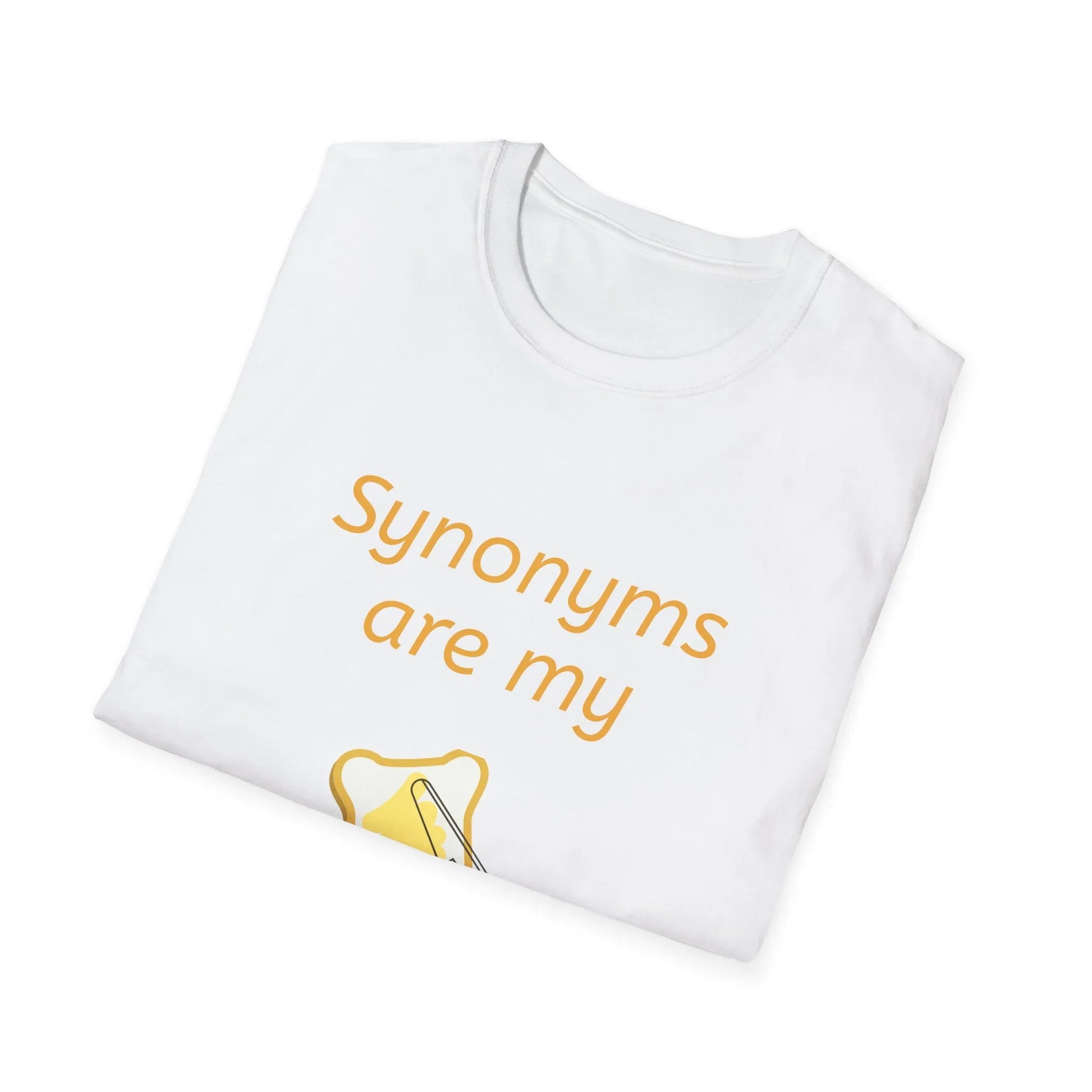 "Synonyms Are My Jam" Unisex Softstyle T-Shirt - Wordsmiths - The Dreamer's Bookshop.