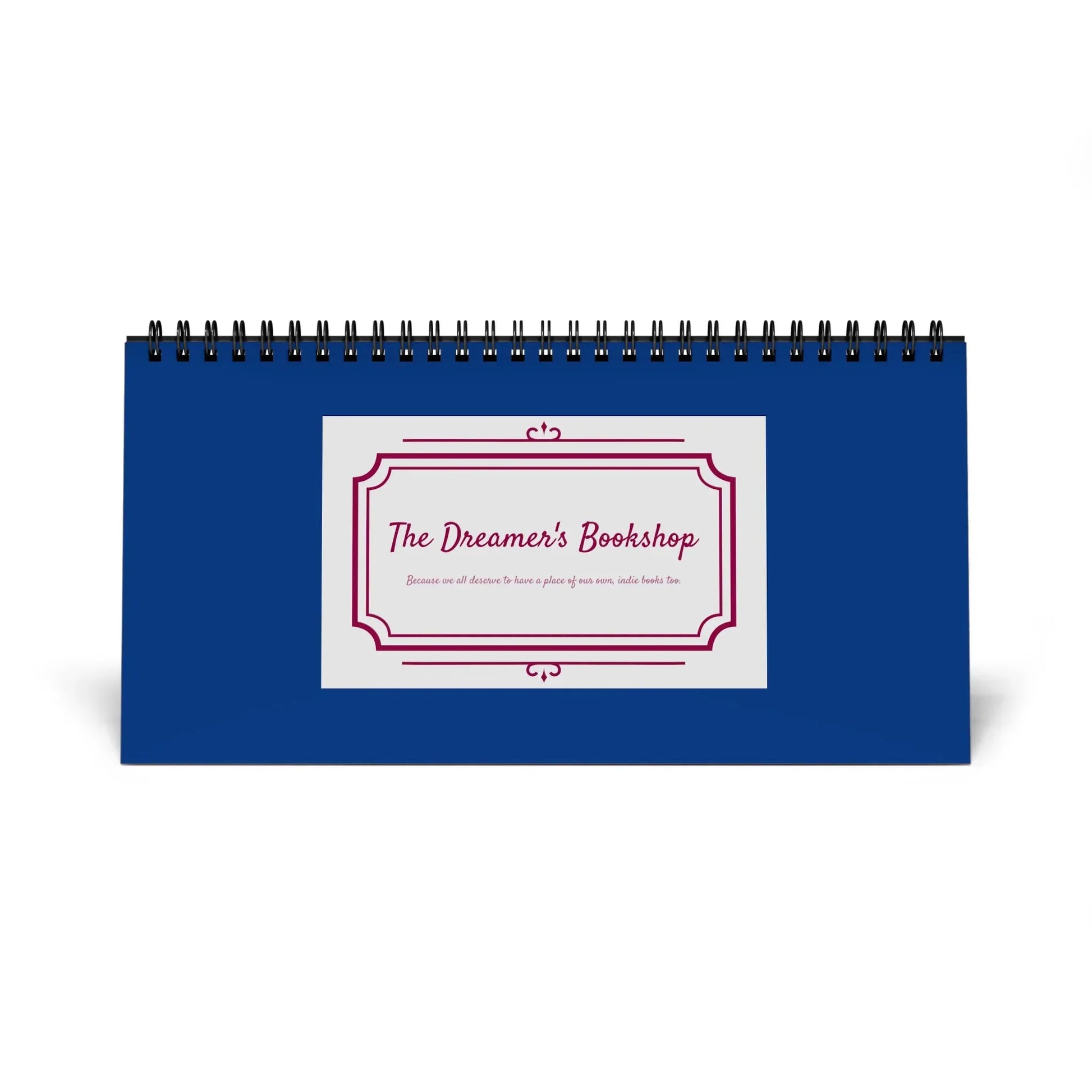 2026 Motivational Desk Calendar — Spiral-Bound Grid Planner (The Dreamer’s Bookshop Design) - The Dreamer's Bookshop.