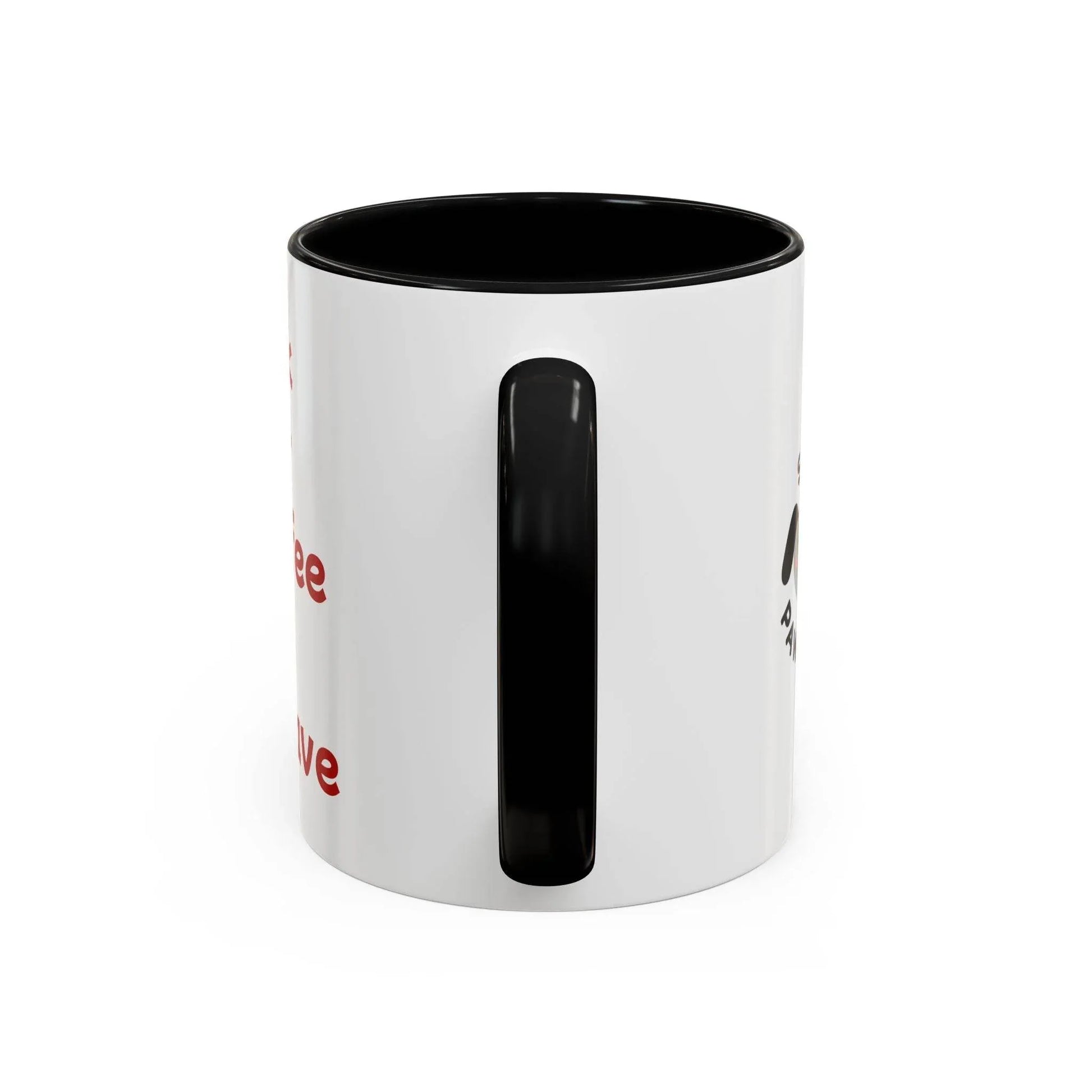 Cute Dog Pawsitive Coffee Mug - 11 & 15oz Drink and Behave - The Dreamer's Bookshop.