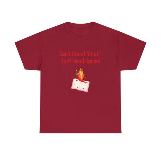 Can't Stand Smut -  Graphic Tee - Unisex Heavy Cotton T-Shirt for Book Lovers