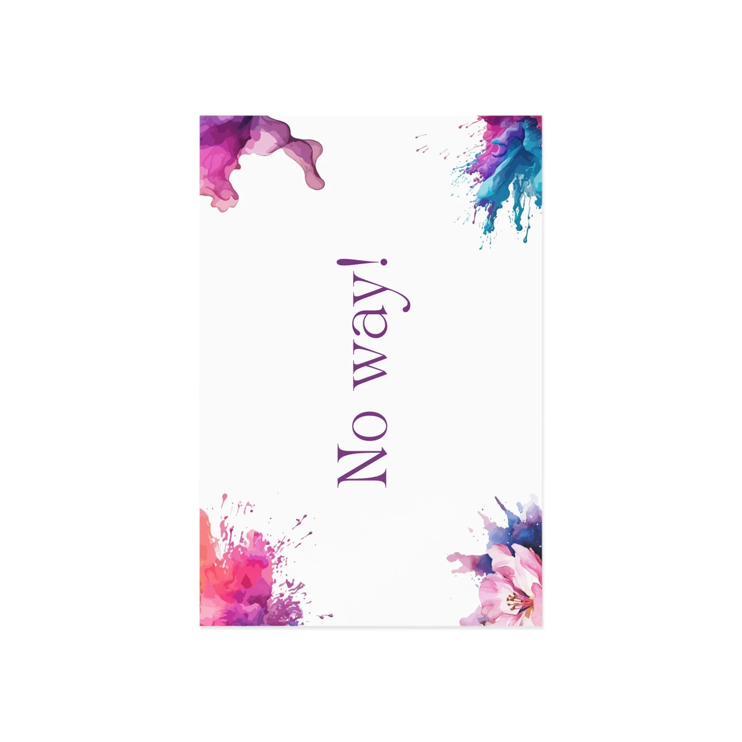 The Dreamer's Bookshop "No Way" Exclamation Card - The Dreamer's Bookshop.