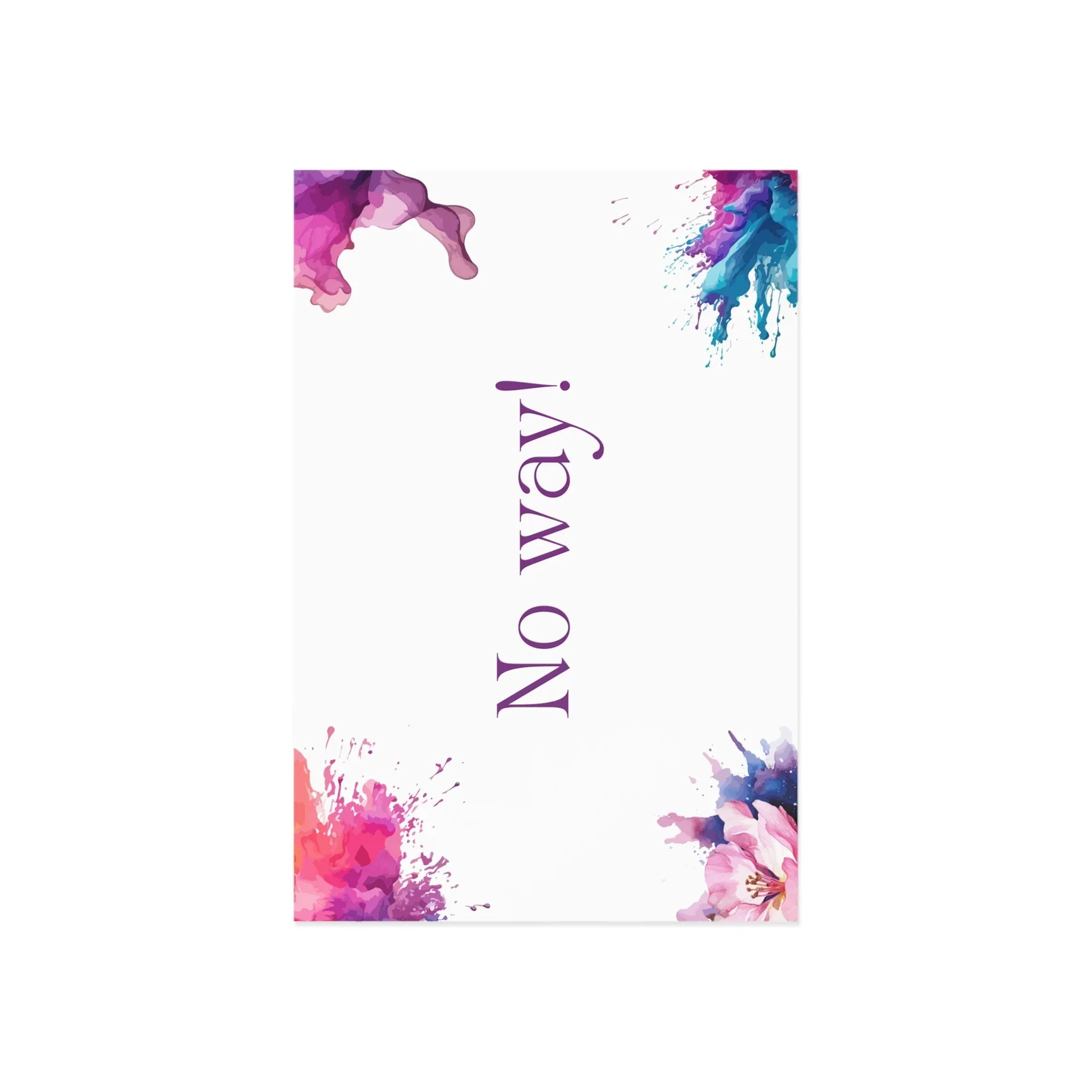 The Dreamer's Bookshop "No Way" Exclamation Card - The Dreamer's Bookshop.