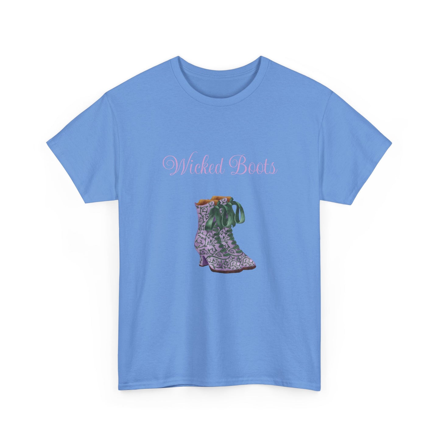 Wicked Boots Graphic Tee - Unisex Heavy Cotton T-Shirt for Nature Lovers