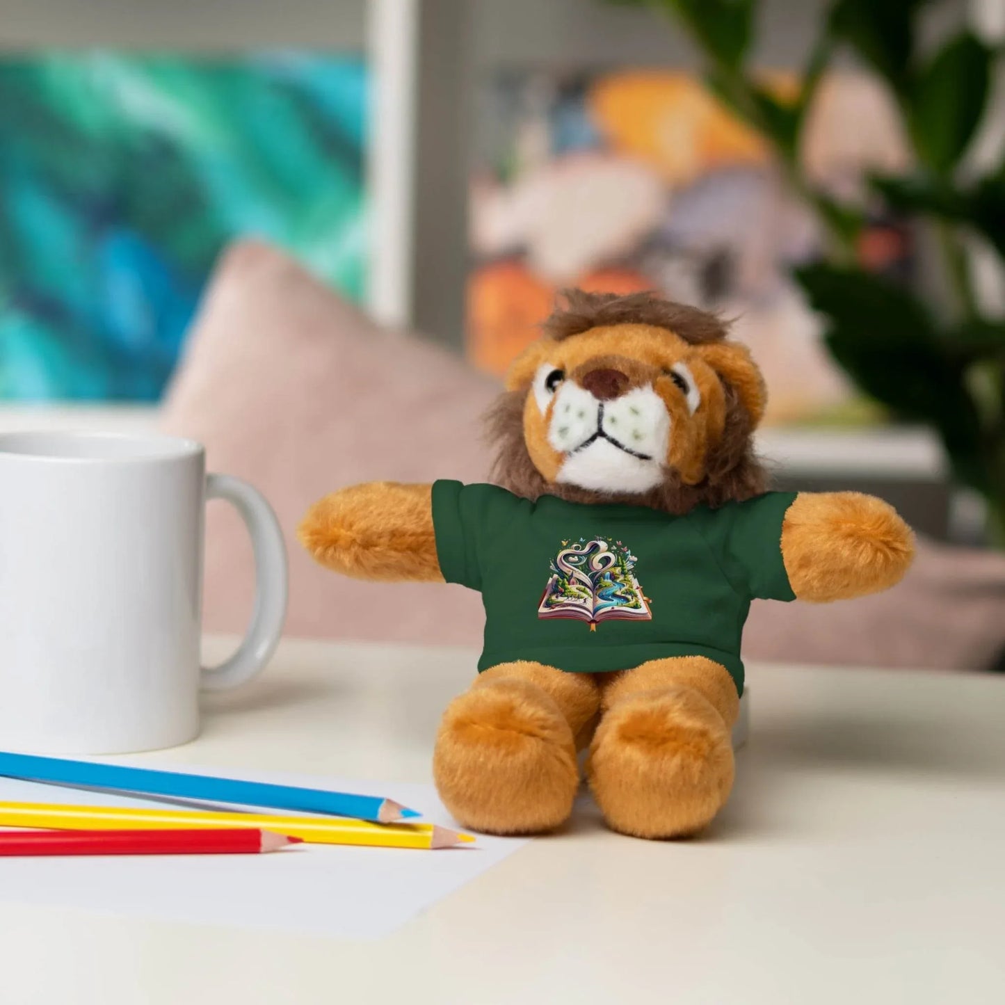 Personalized Stuffed Animal with Tee - Perfect Gift for Kids and Baby Showers - The Dreamer's Bookshop.