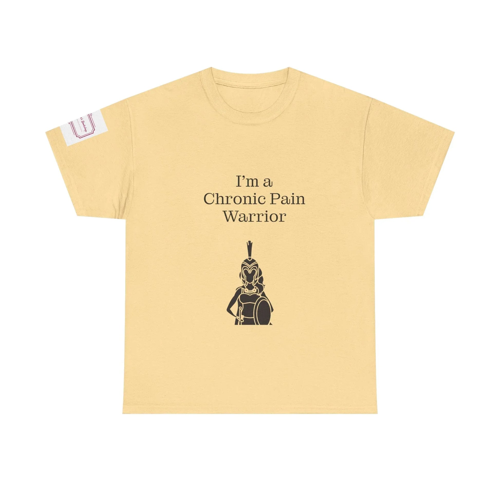 Chronic Pain Warrior Unisex Heavy Cotton Tee - Empowering Apparel for Health Awareness - The Dreamer's Bookshop.