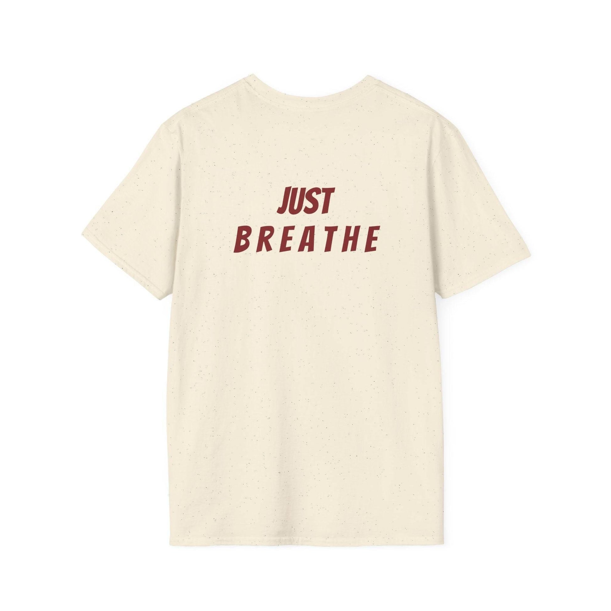 Unisex Softstyle T-Shirt - 'Just Breathe' - The Dreamer's Bookshop.