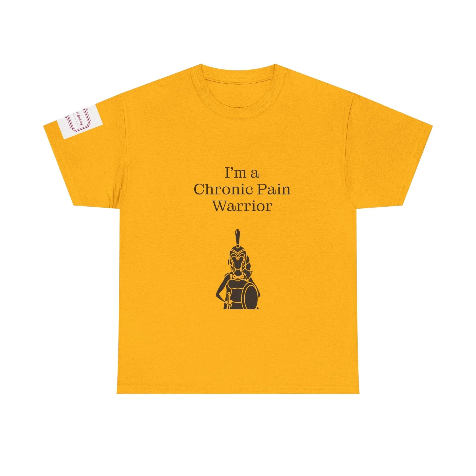 Chronic Pain Warrior Unisex Heavy Cotton Tee - Empowering Apparel for Health Awareness - The Dreamer's Bookshop.