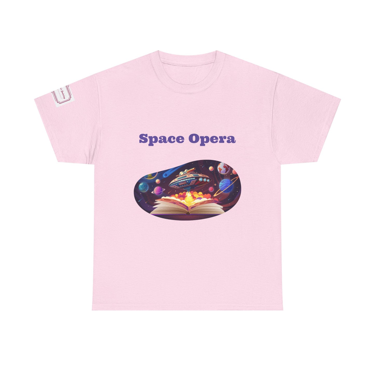 Space Opera - Graphic Unisex Heavy Cotton Tee - Sci-Fi Books