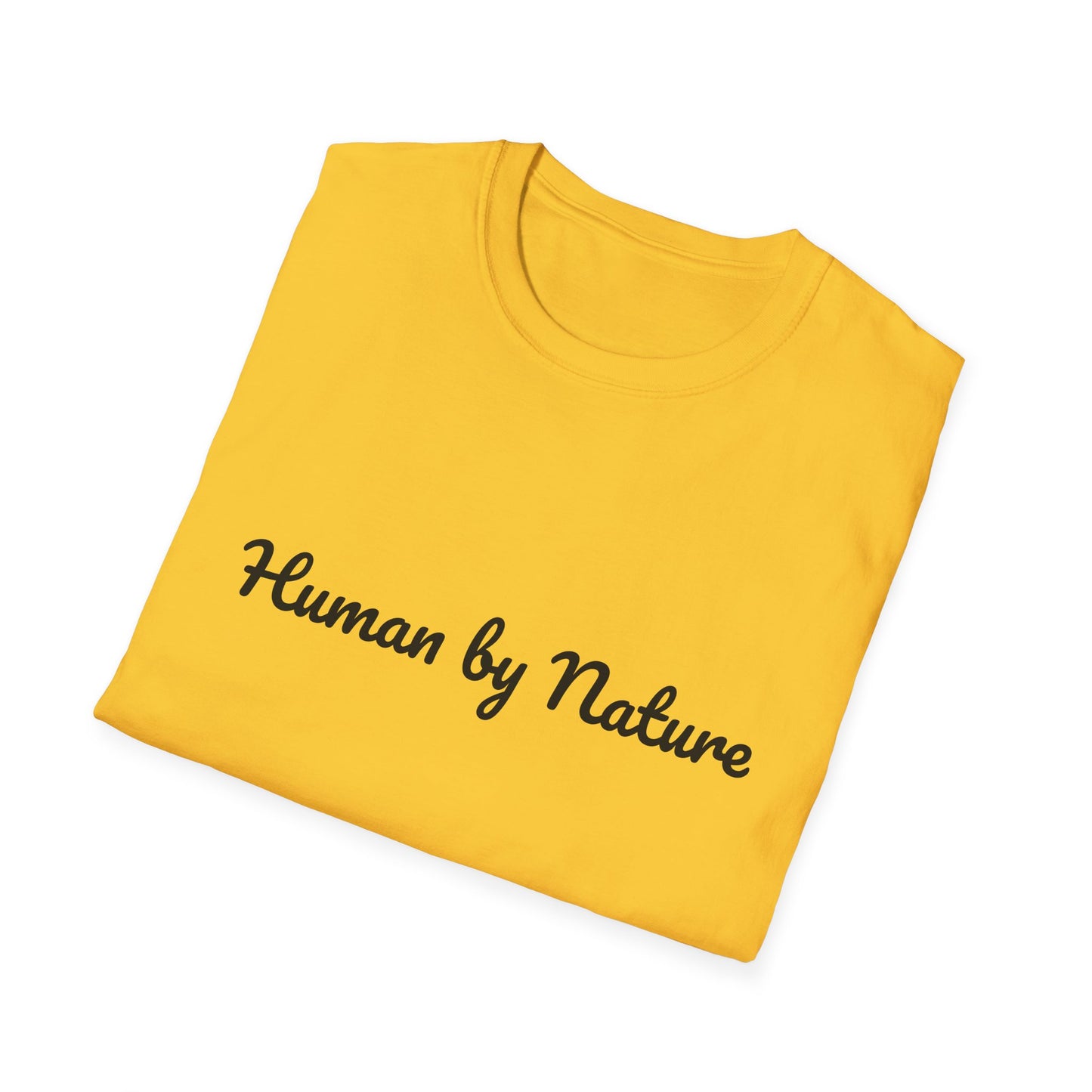 Unisex Softstyle T-Shirt - 'Human by Nature' Poetical