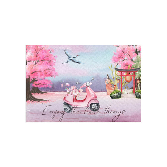 The Dreamer's Bookshop "Japanese Zen" Enjoy the Little Things Card - The Dreamer's Bookshop.