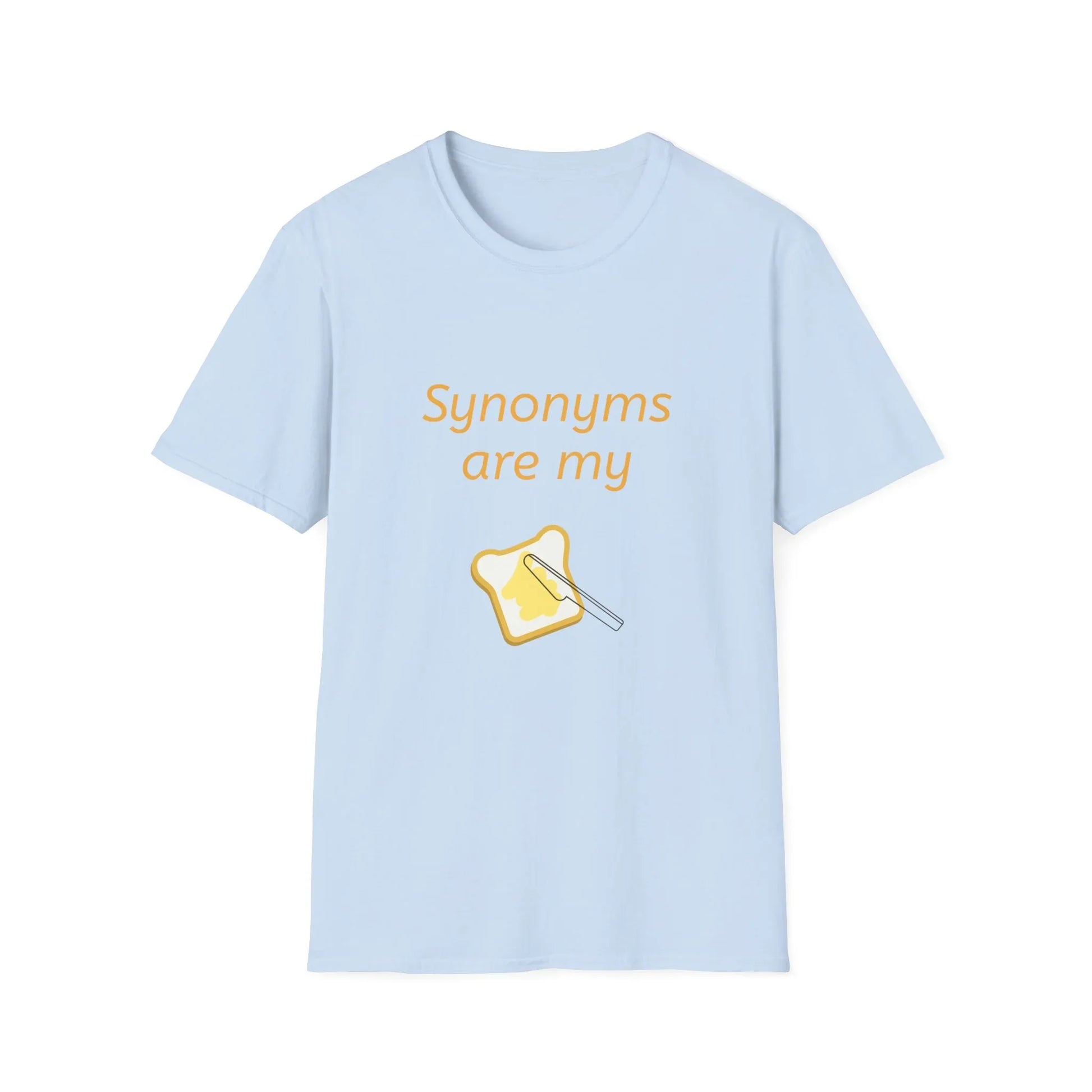 Funny "Synonyms Are My Jam" T-Shirt for Word Lovers - The Dreamer's Bookshop.