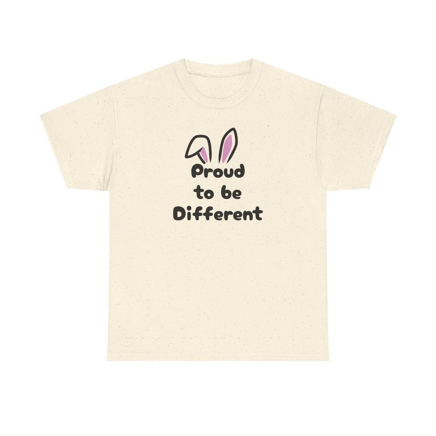 Proud to Be Different Unisex Heavy Cotton Tee - Celebrate Individuality - The Dreamer's Bookshop.