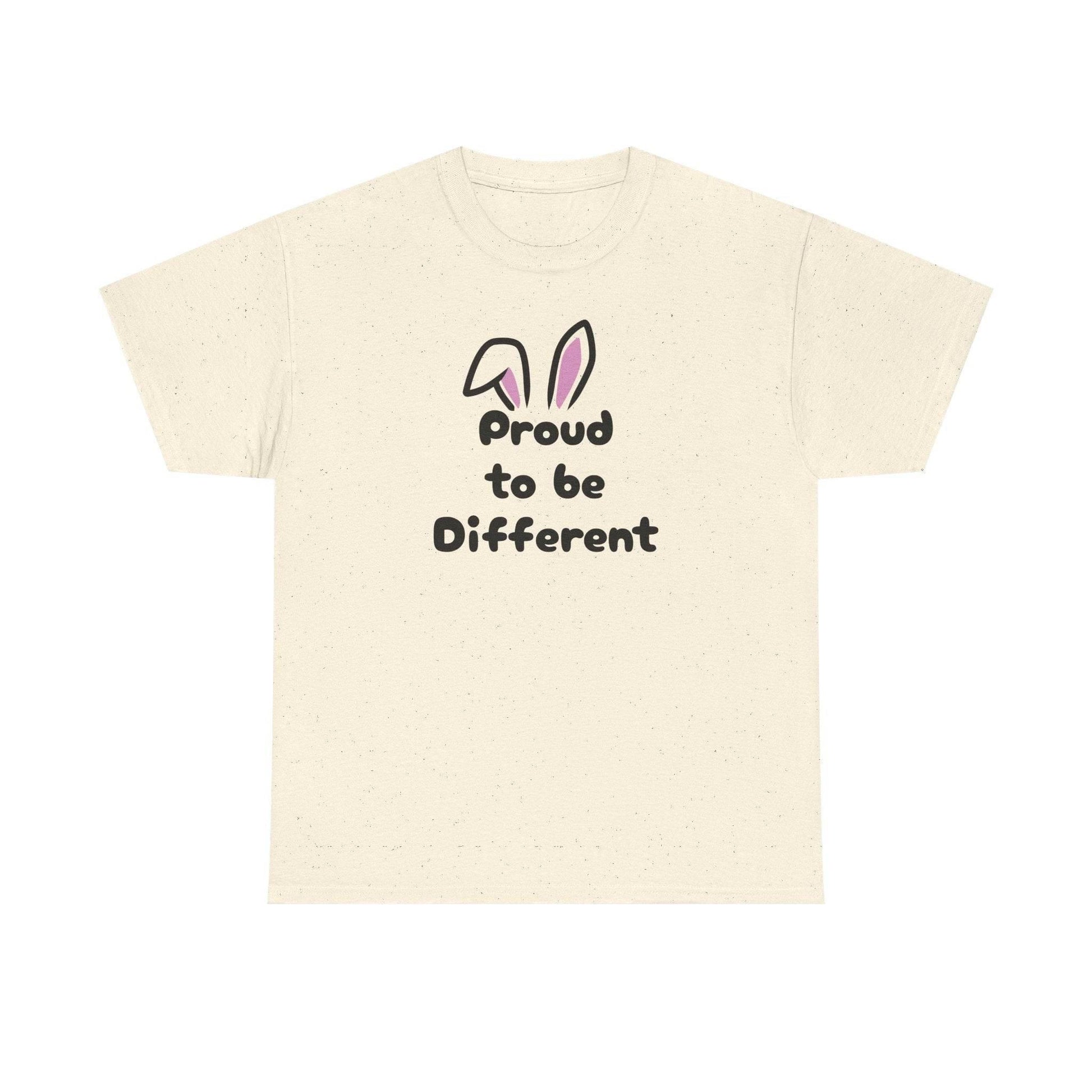 Proud to Be Different Unisex Heavy Cotton Tee - Celebrate Individuality - The Dreamer's Bookshop.