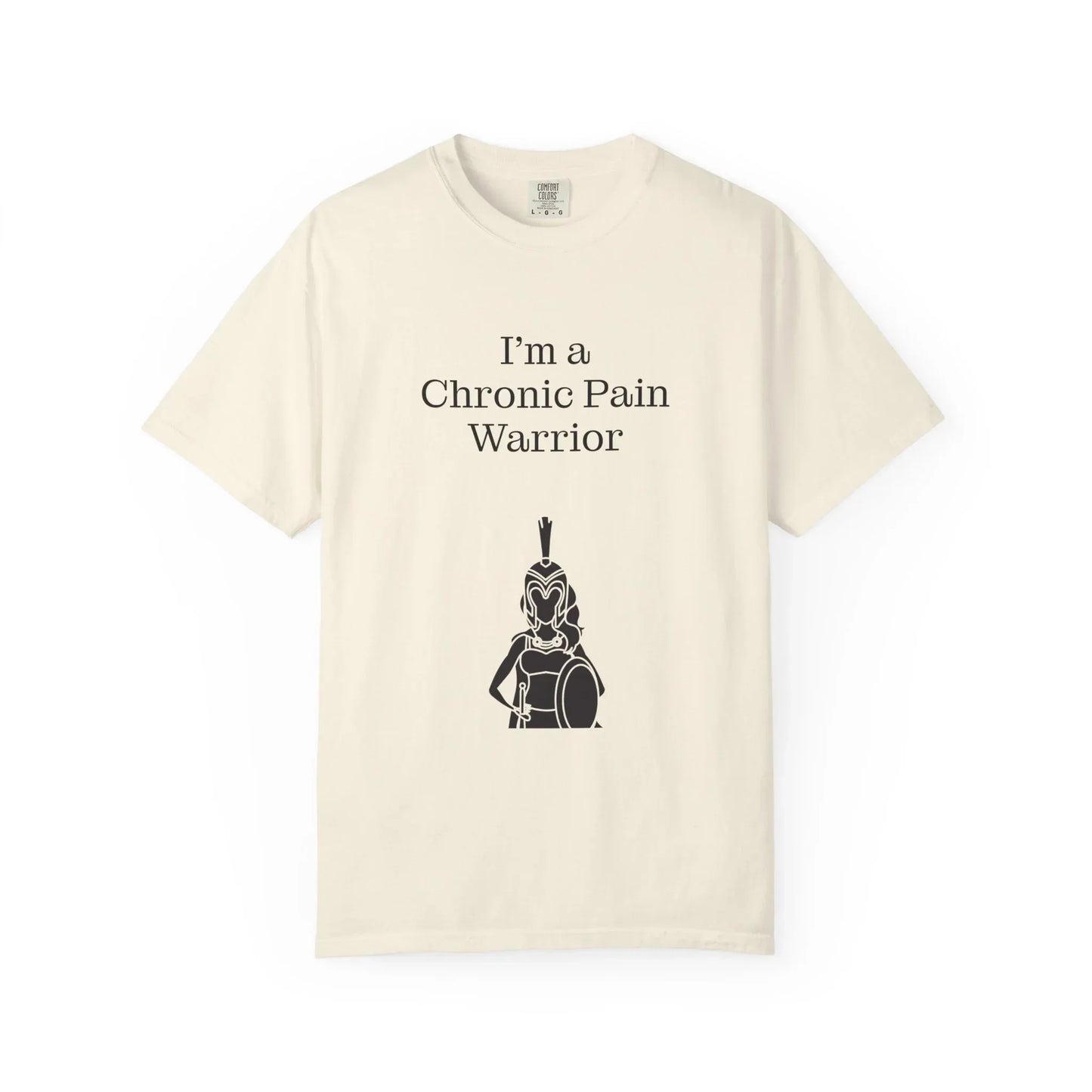 Chronic Pain Warrior Unisex Garment-Dyed T-Shirt - Empowering Supportive Apparel - The Dreamer's Bookshop.