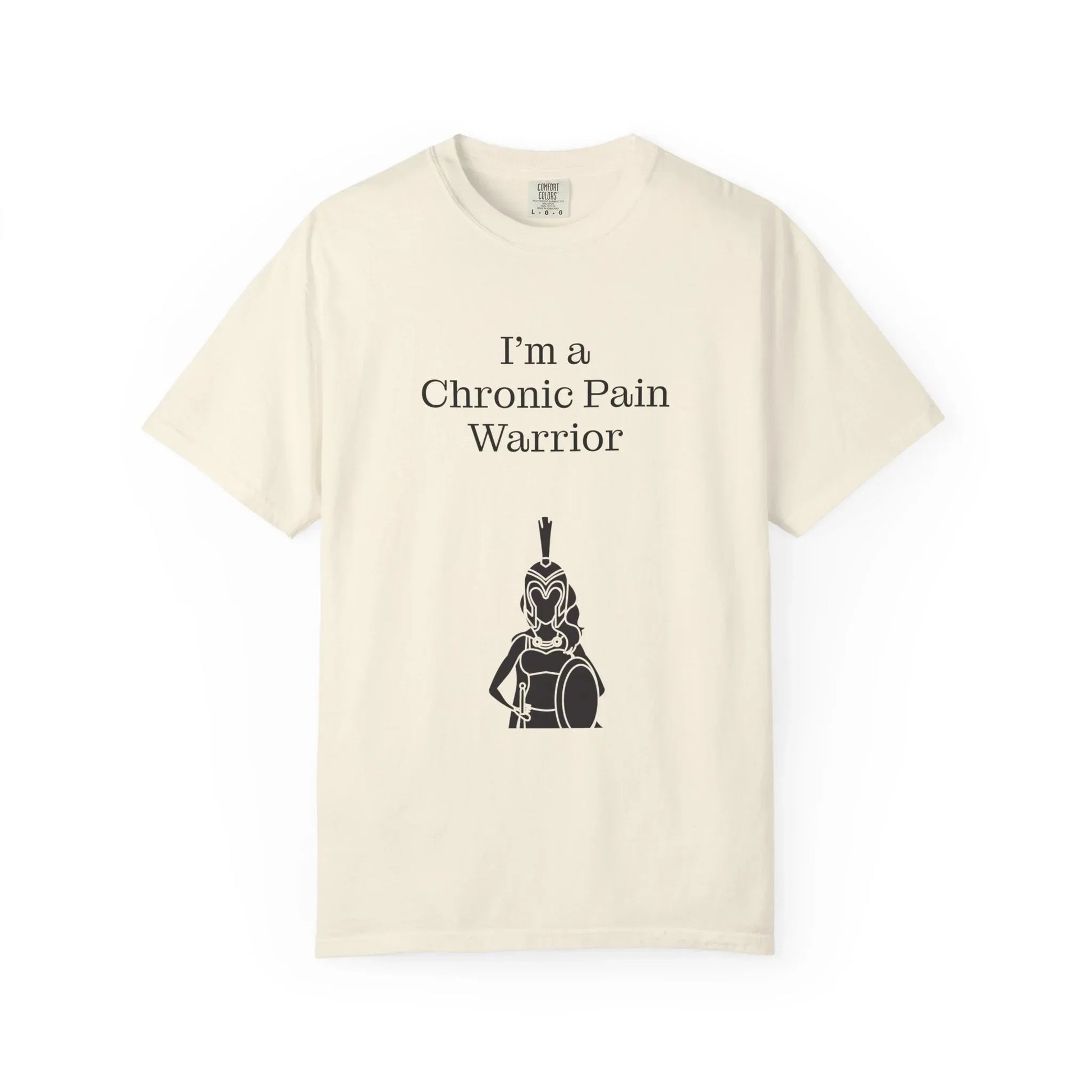 Chronic Pain Warrior Unisex Garment-Dyed T-Shirt - Empowering Supportive Apparel - The Dreamer's Bookshop.